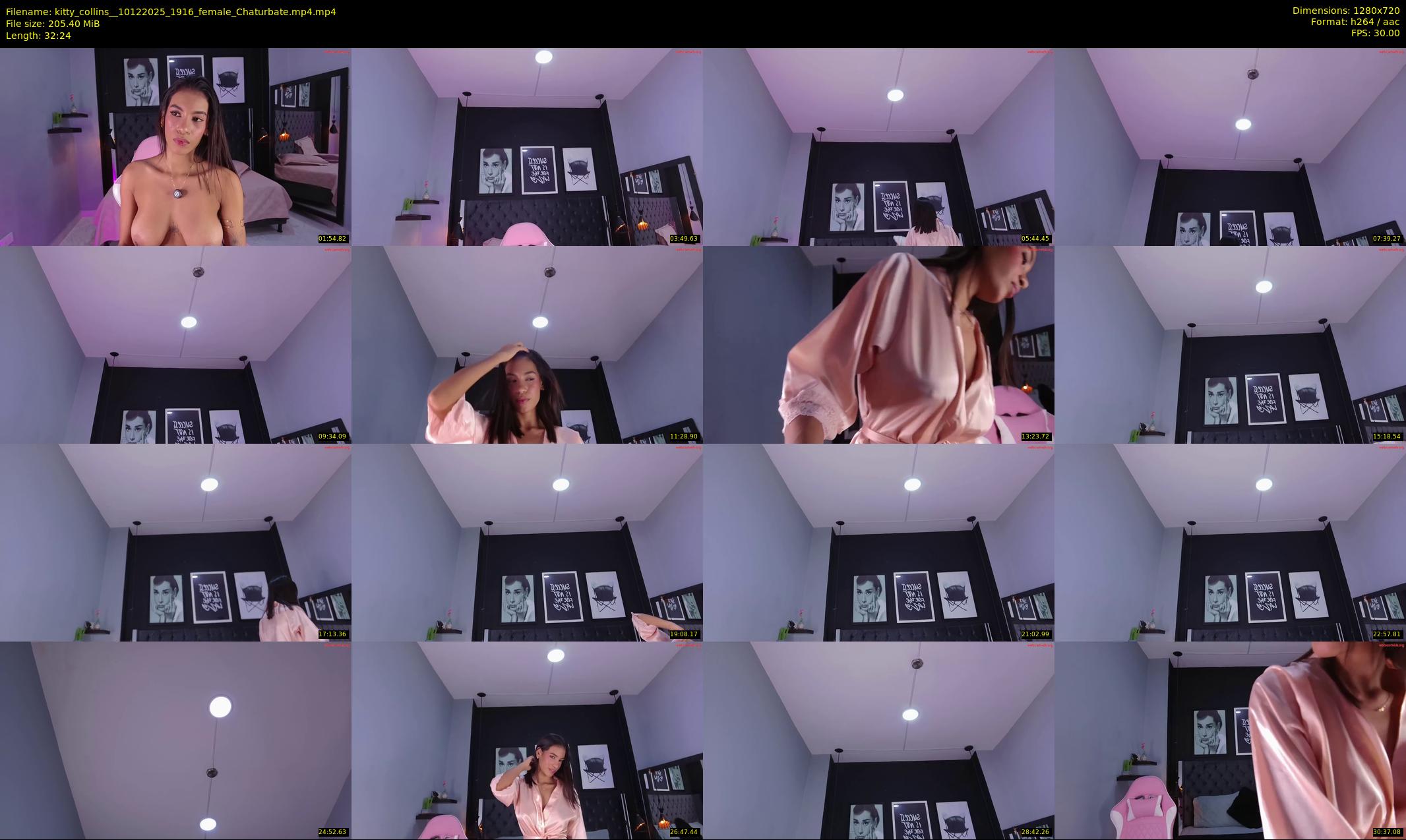 kitty_collins_ — 33 minute Chaturbate female cam show recording, 720p, Dec 10, 2025