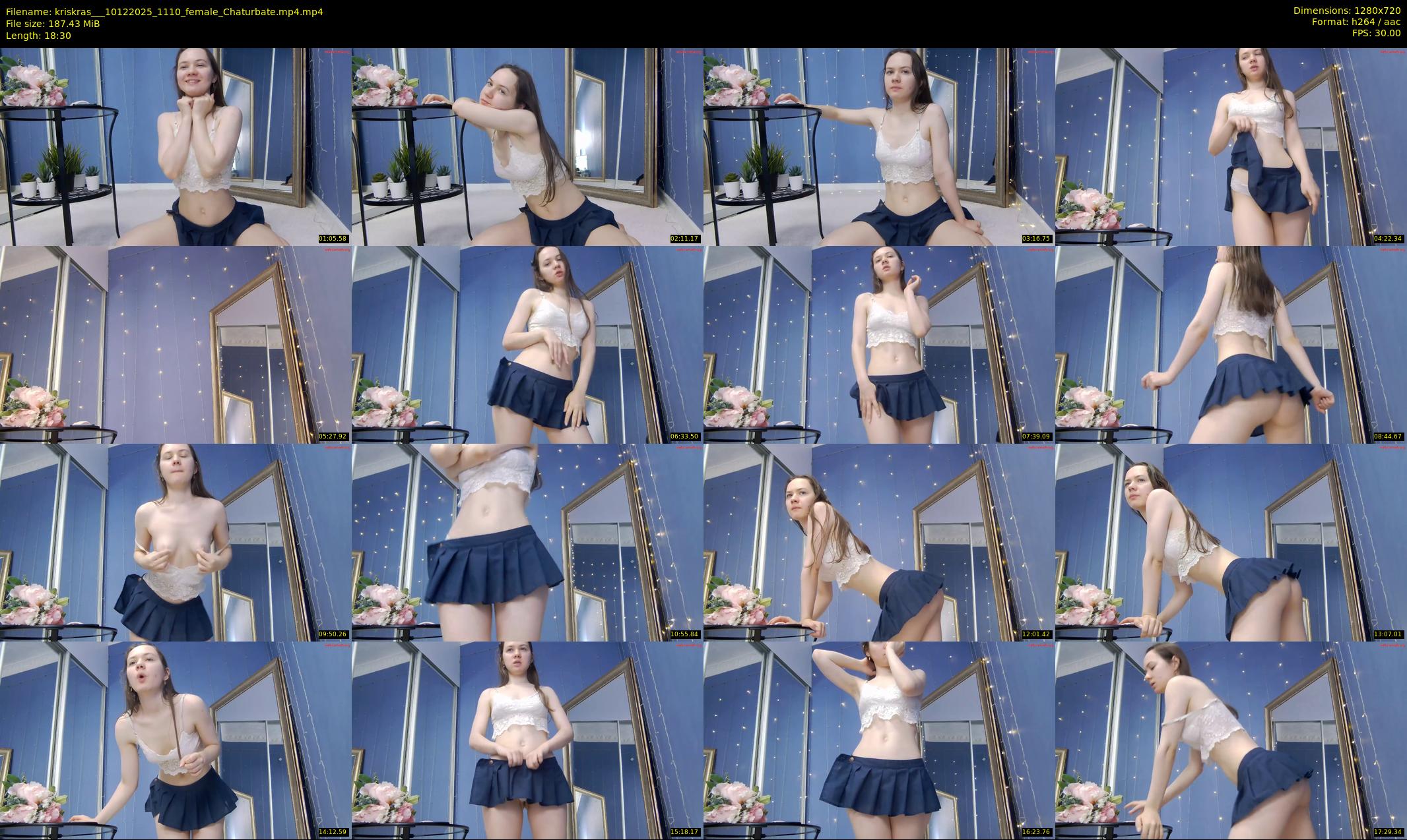 kriskras__ — 19 minute Chaturbate female cam show recording, 720p, Dec 10, 2025