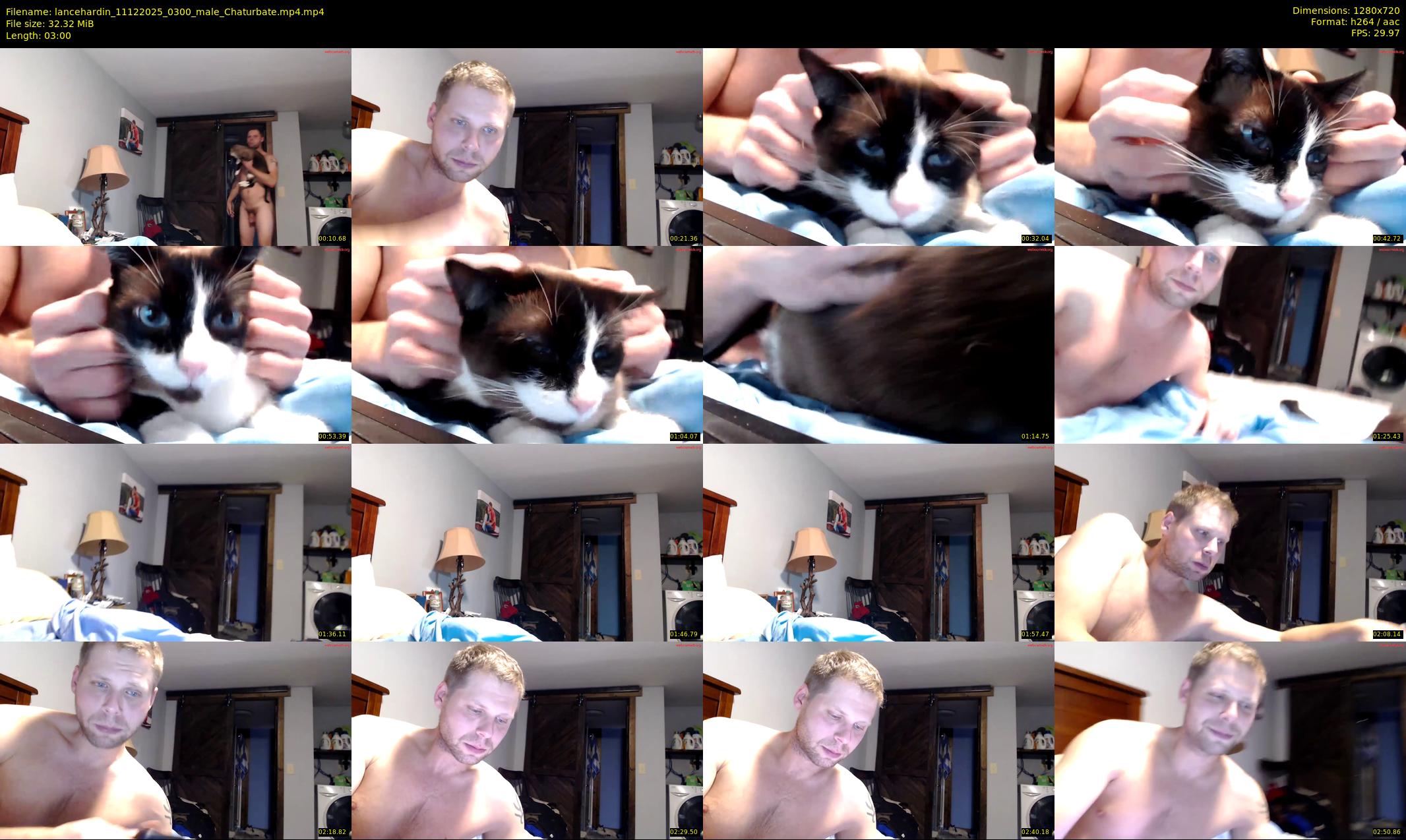 lancehardin — 3 minute Chaturbate male cam show recording, 720p, Dec 11, 2025