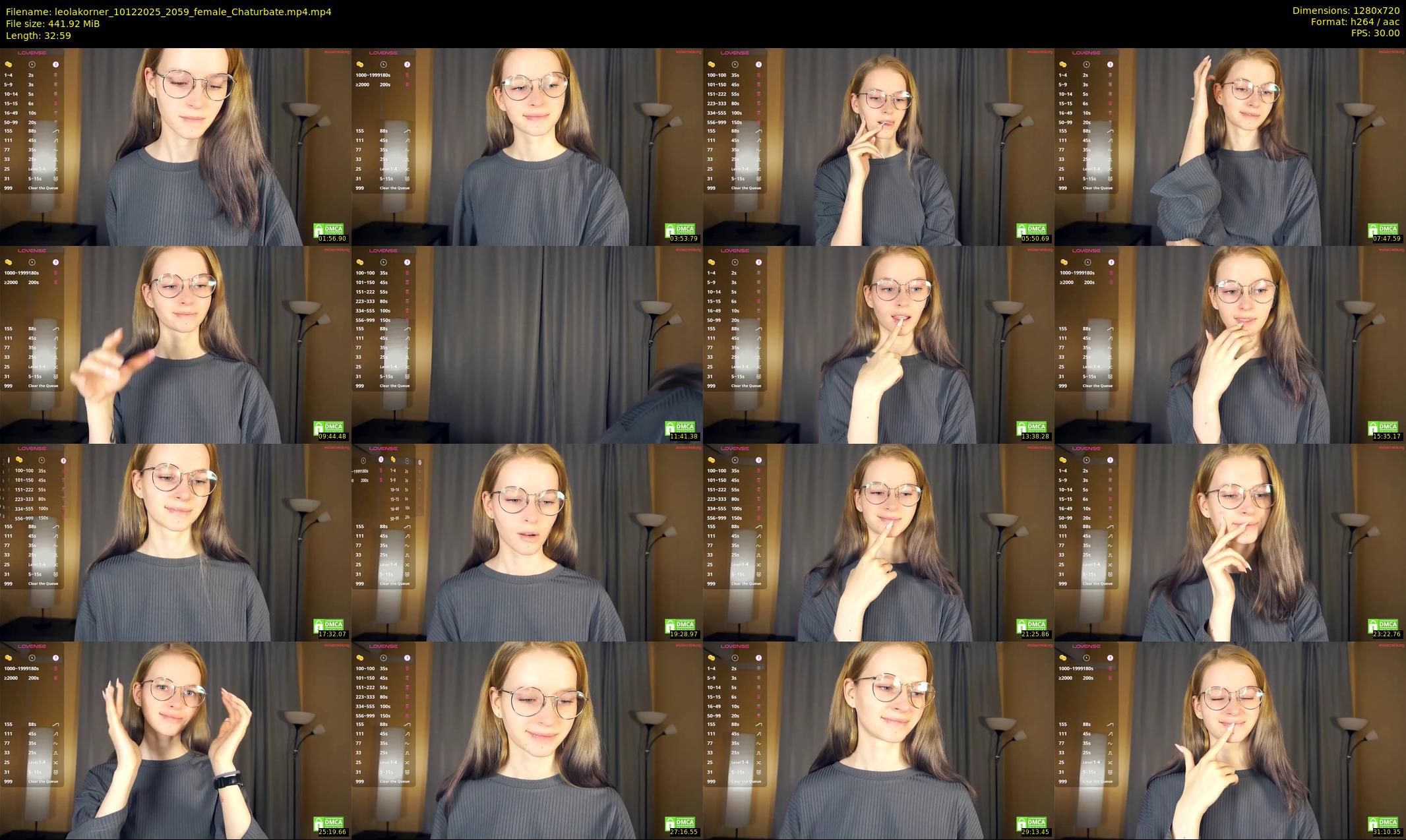 leolakorner — 33 minute Chaturbate female cam show recording, 720p, Dec 10, 2025