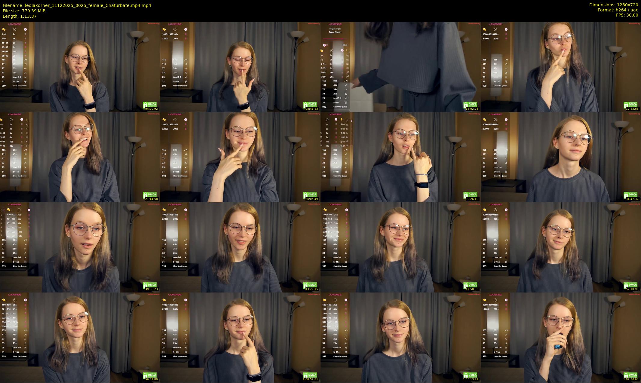 leolakorner — 74 minute Chaturbate female cam show recording, 720p, Dec 11, 2025