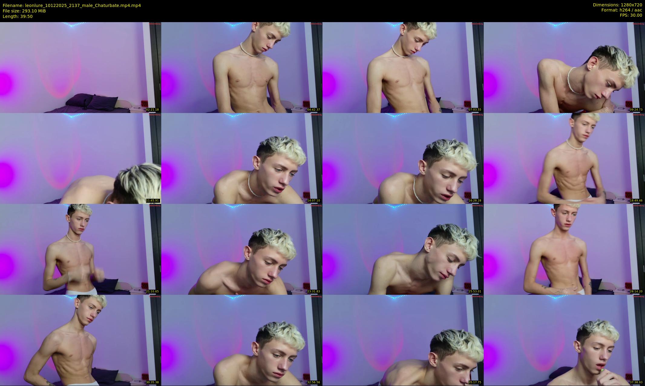 leonlure — 40 minute Chaturbate male cam show recording, 720p, Dec 10, 2025