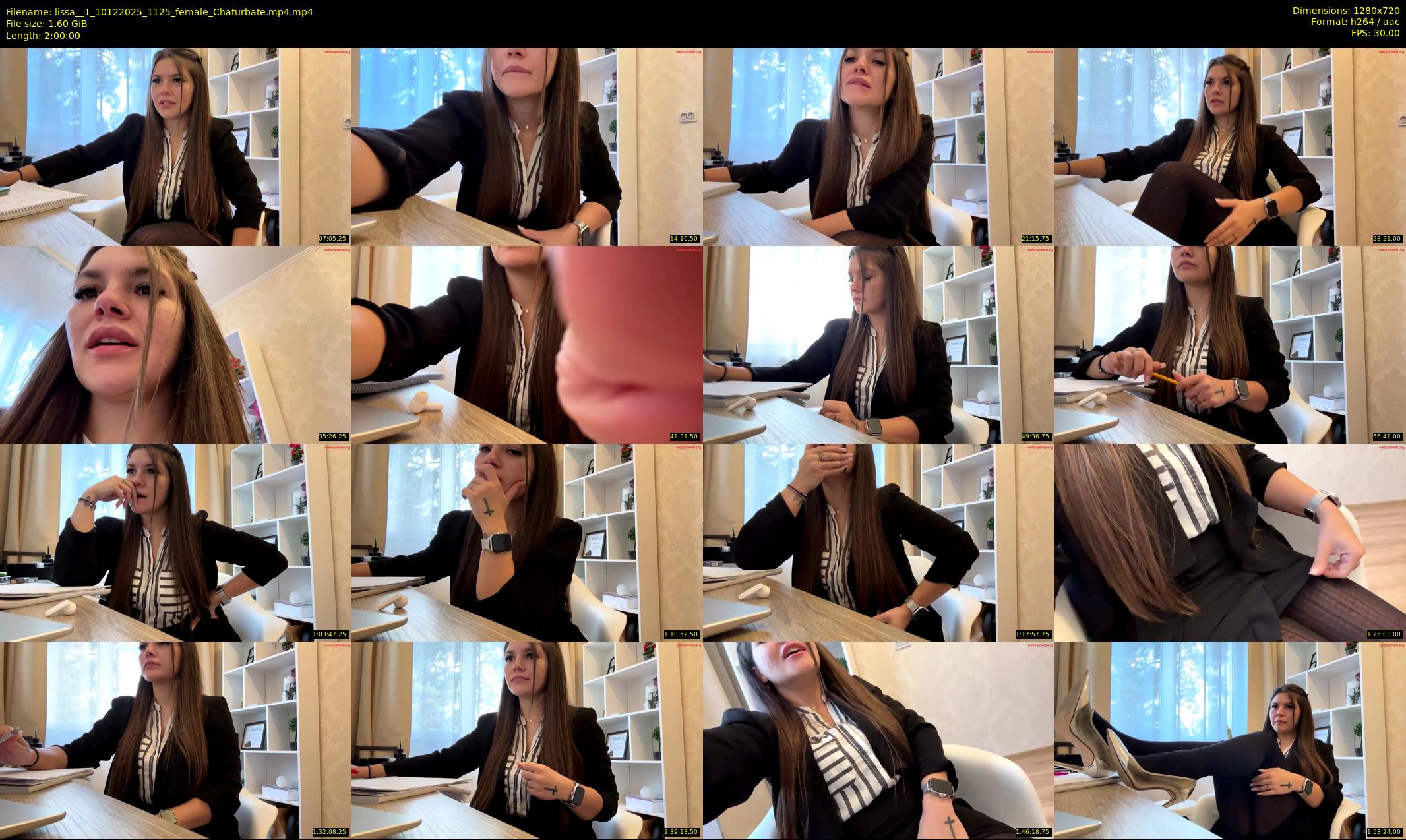 lissa__1 — 120 minute Chaturbate female cam show recording, 720p, Dec 10, 2025
