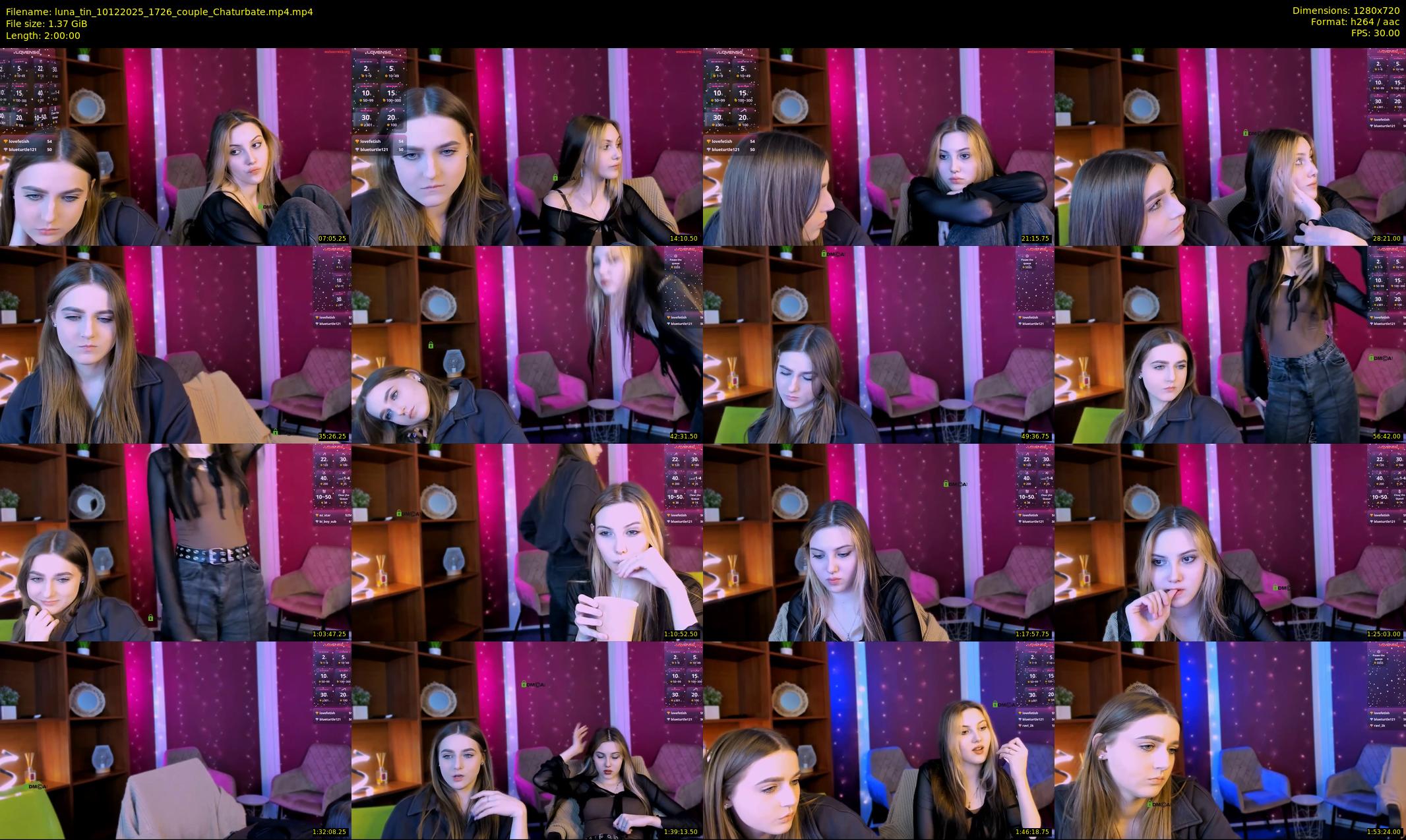 luna_tin — 120 minute Chaturbate couple cam show recording, 720p, Dec 10, 2025