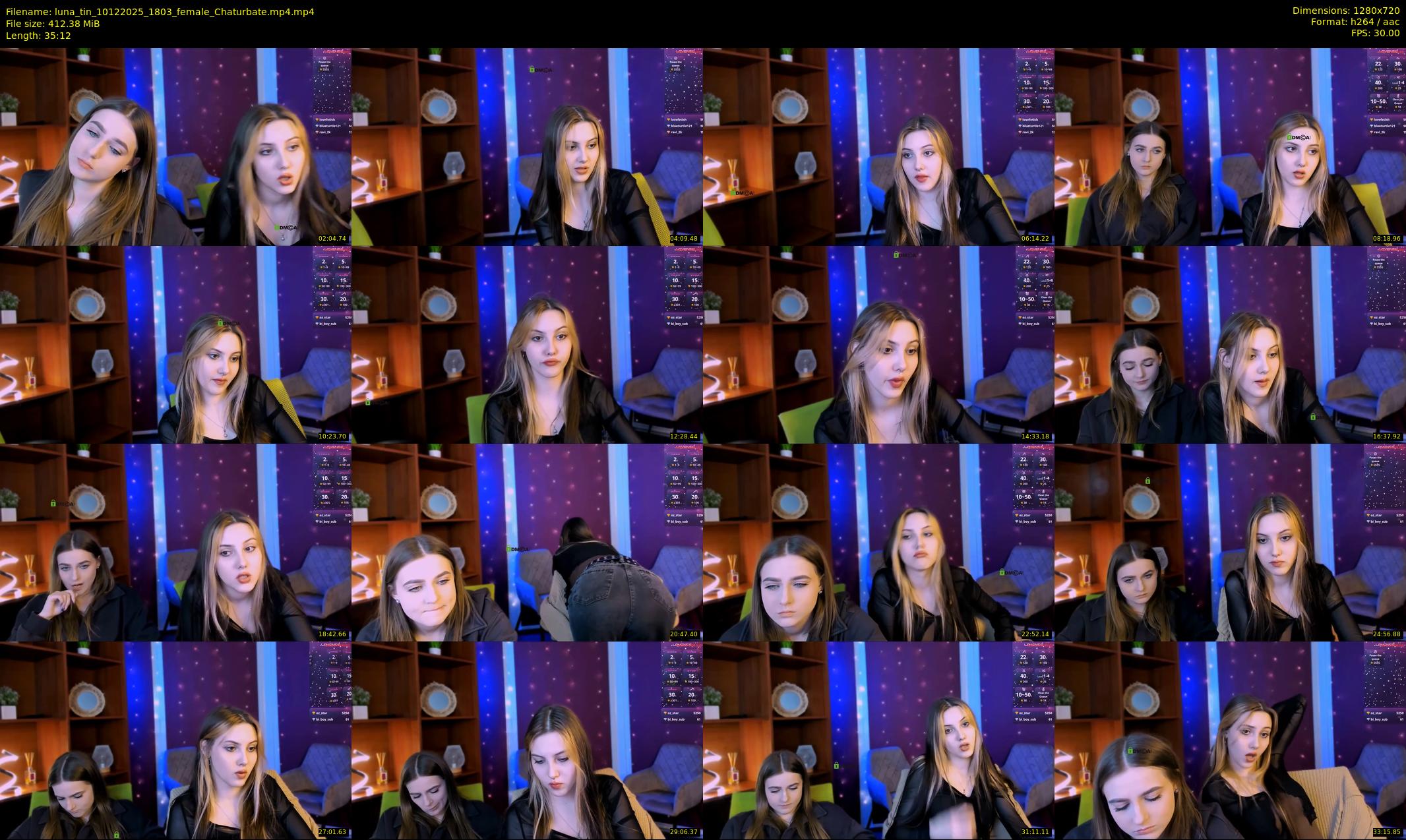 luna_tin — 36 minute Chaturbate couple cam show recording, 720p, Dec 10, 2025