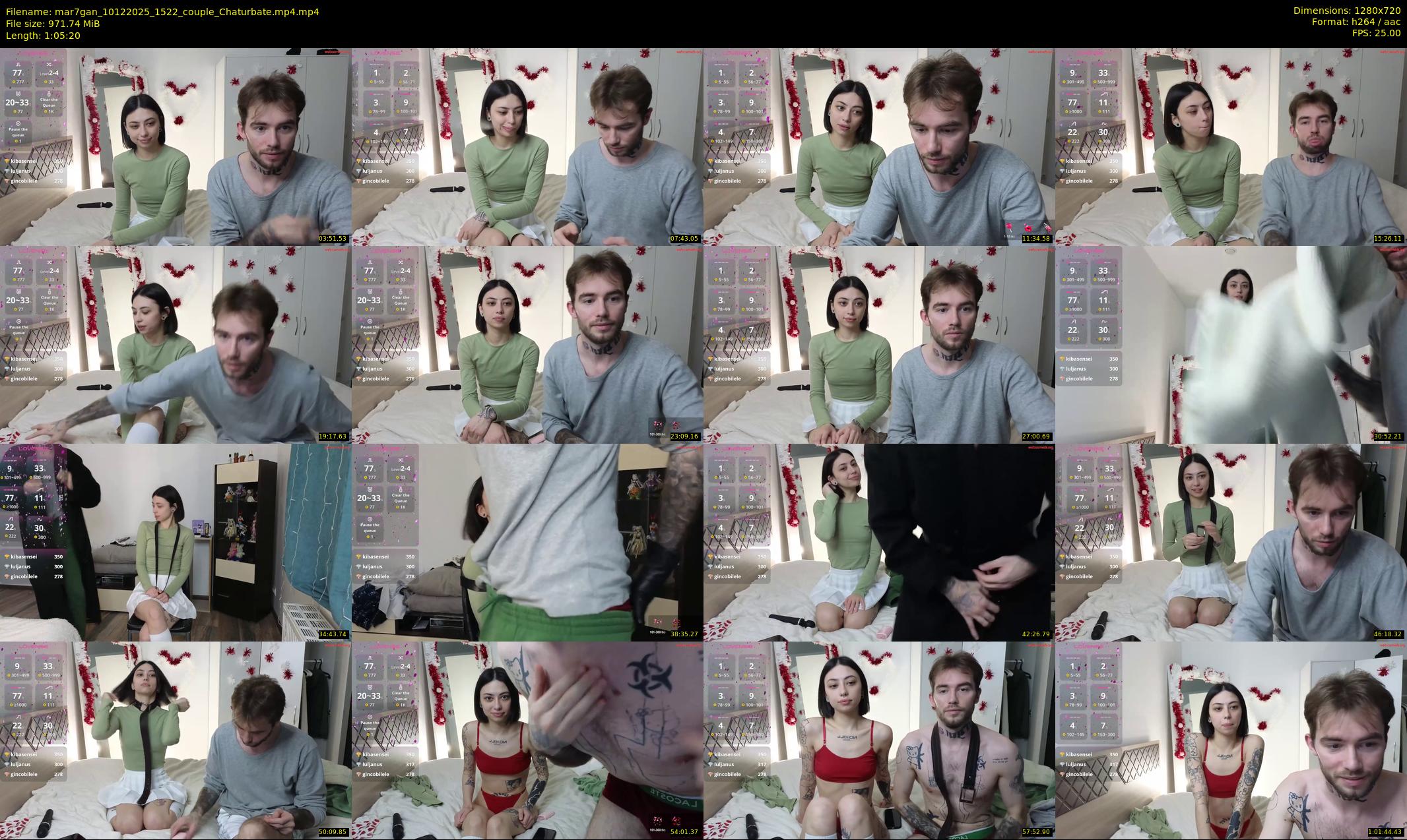 mar7gan — 66 minute Chaturbate couple cam show recording, 720p, Dec 10, 2025