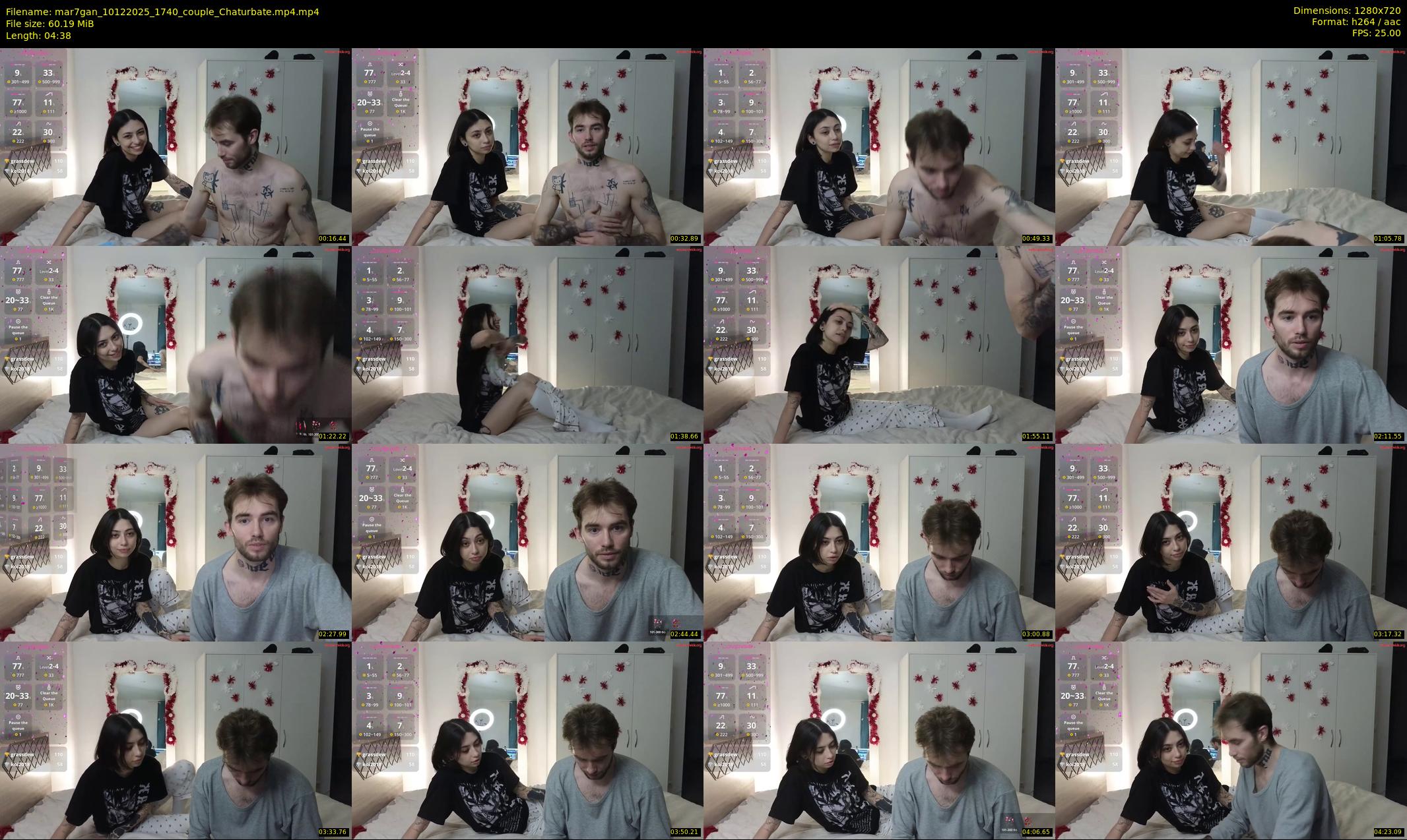 mar7gan — 5 minute Chaturbate couple cam show recording, 720p, Dec 10, 2025