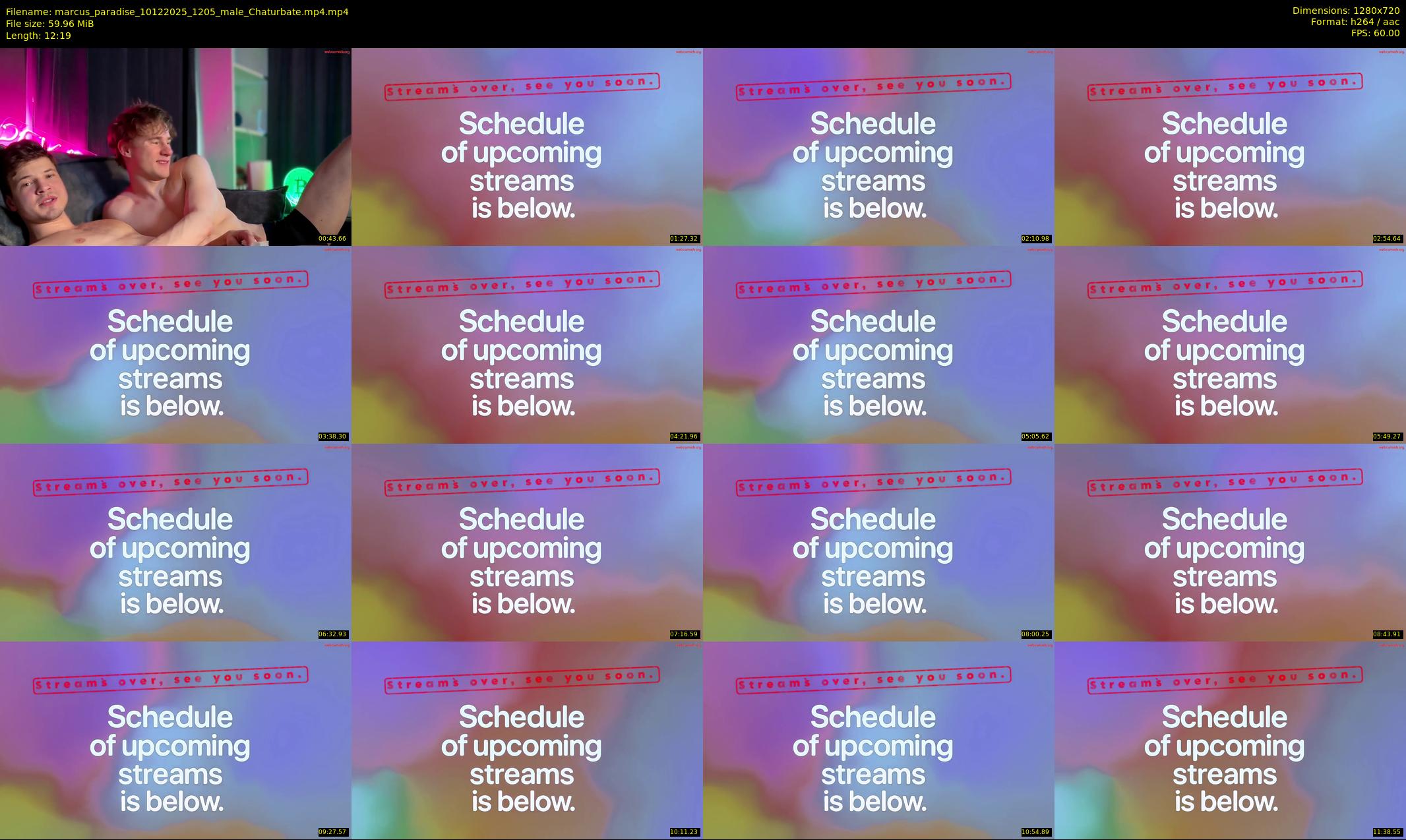 marcus_paradise — 13 minute Chaturbate male cam show recording, 720p, Dec 10, 2025
