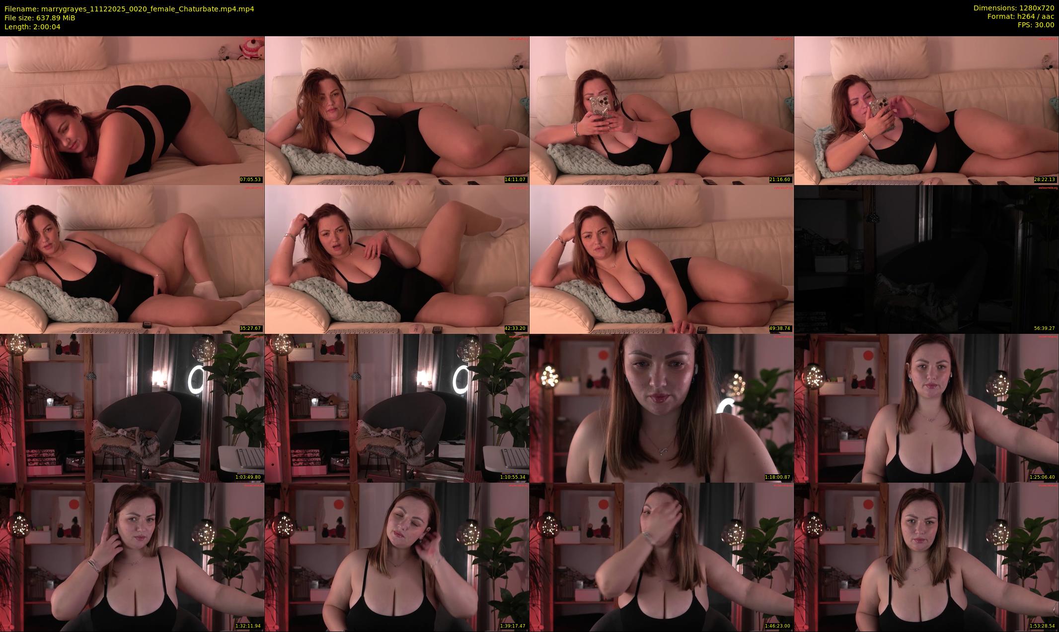 marrygrayes — 121 minute Chaturbate female cam show recording, 720p, Dec 11, 2025