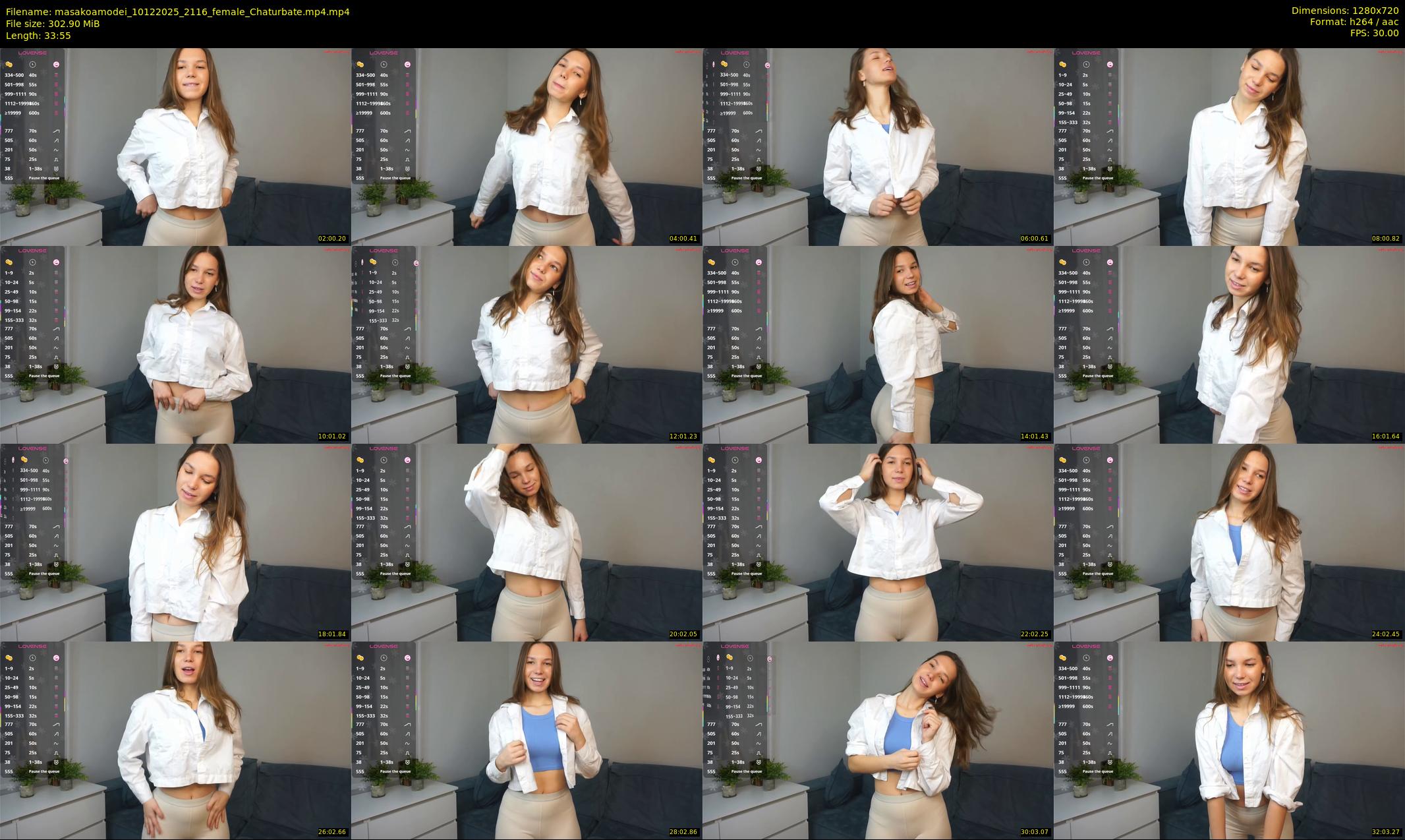 masakoamodei — 34 minute Chaturbate female cam show recording, 720p, Dec 10, 2025
