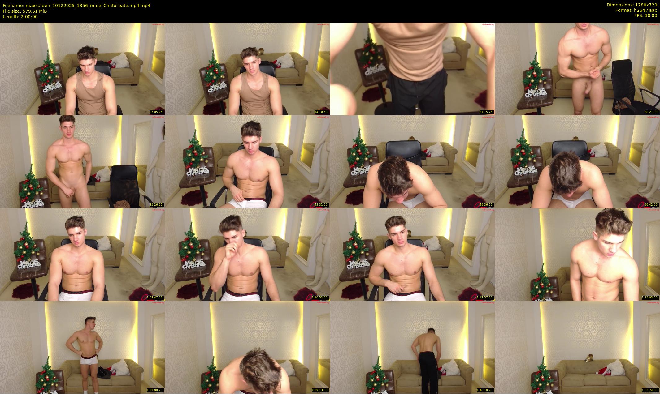 maxkaiden — 120 minute Chaturbate male cam show recording, 720p, Dec 10, 2025