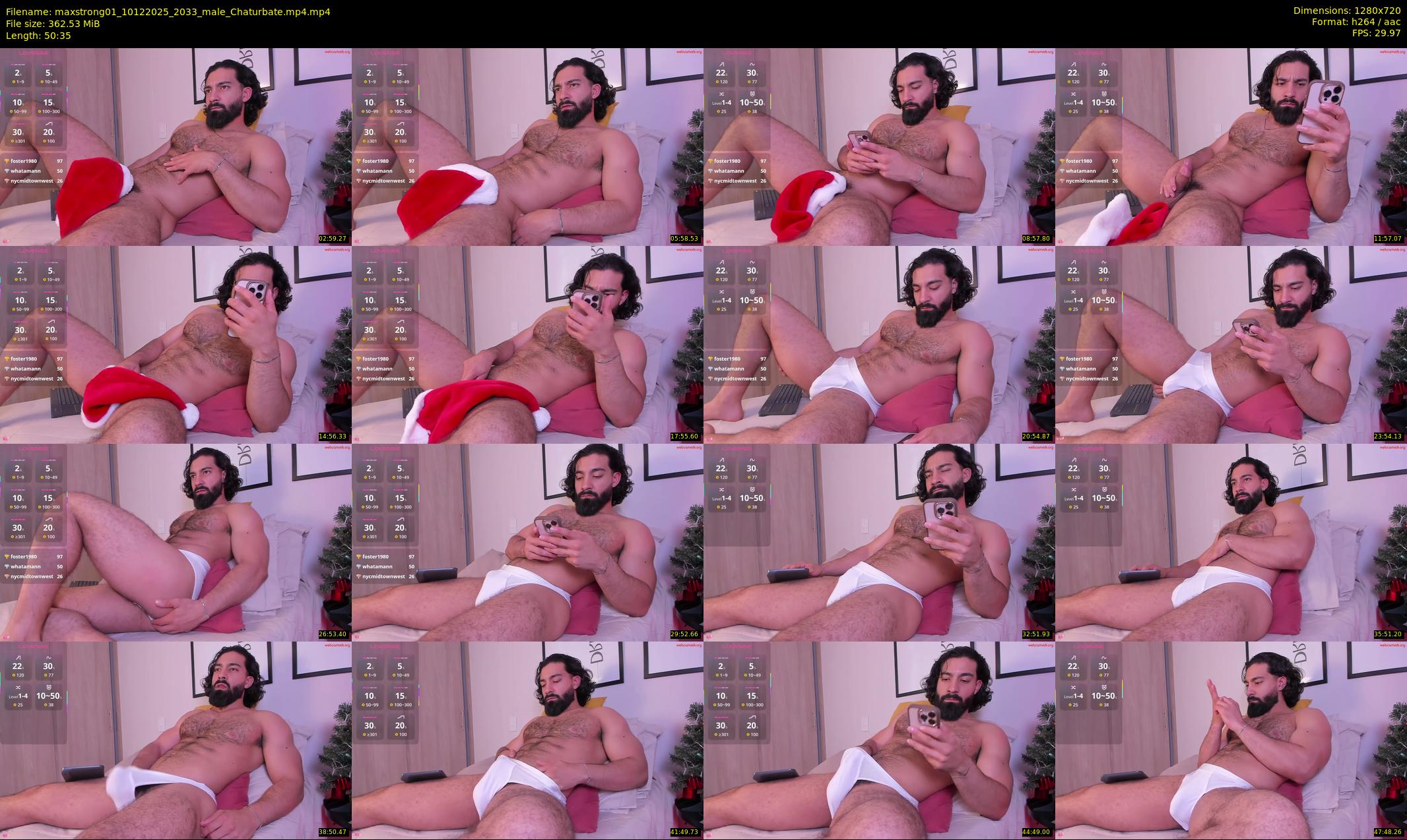maxstrong01 — 51 minute Chaturbate male cam show recording, 720p, Dec 10, 2025