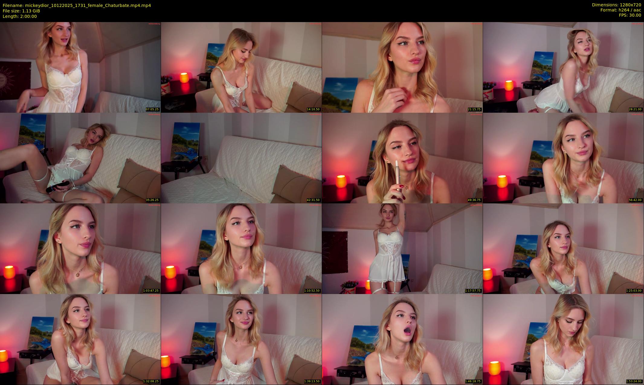 mickeydior — 120 minute Chaturbate female cam show recording, 720p, Dec 10, 2025