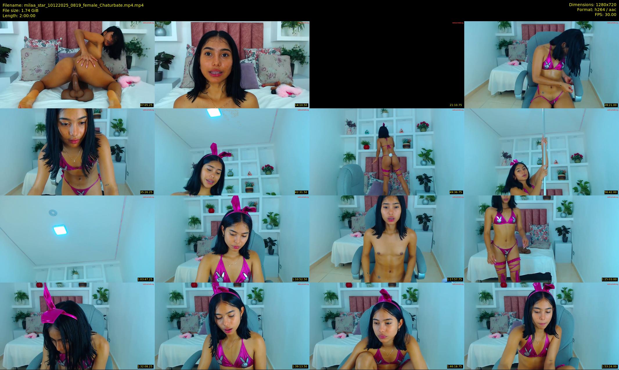 milaa_star — 120 minute Chaturbate female cam show recording, 720p, Dec 10, 2025