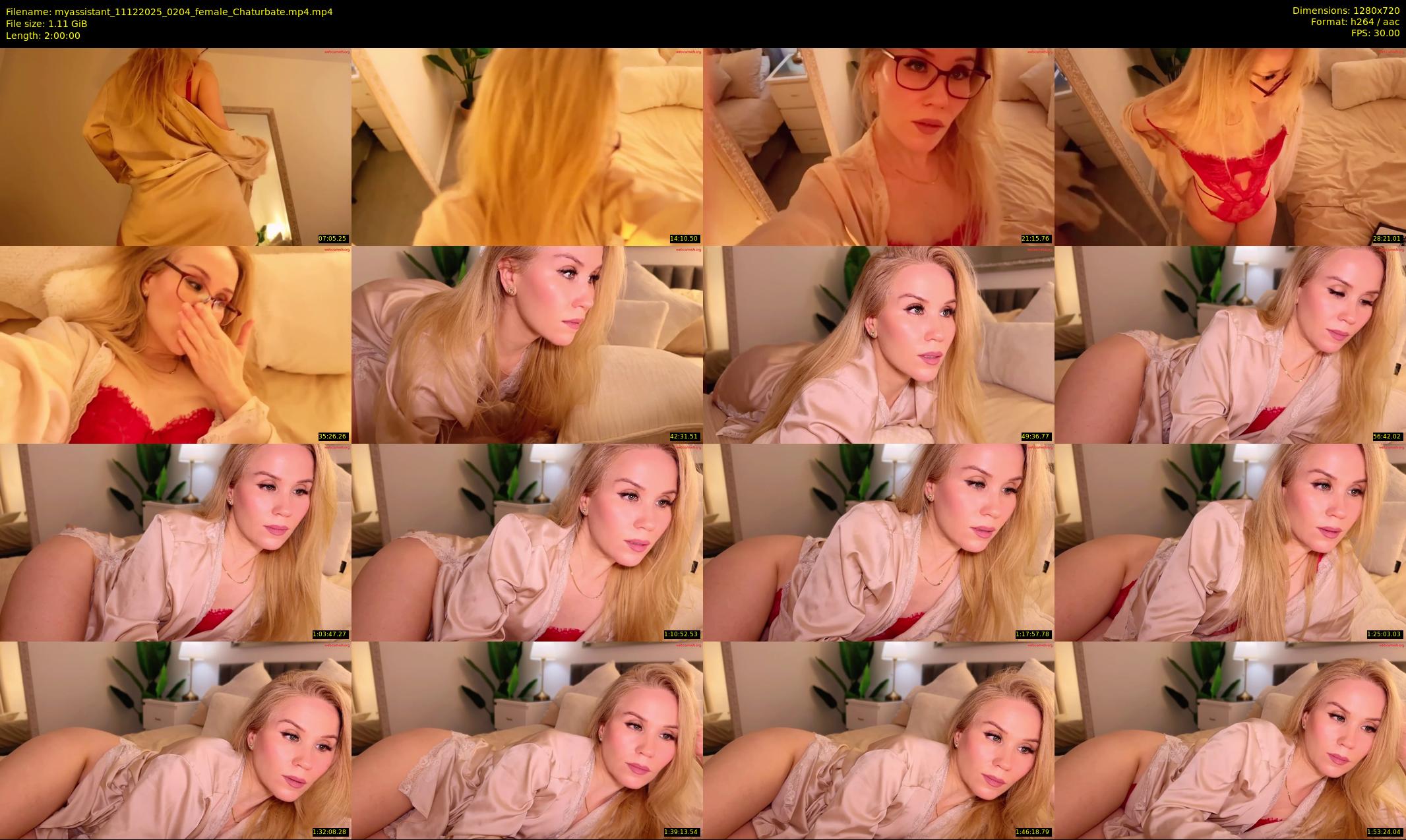 myassistant — 120 minute Chaturbate female cam show recording, 720p, Dec 11, 2025