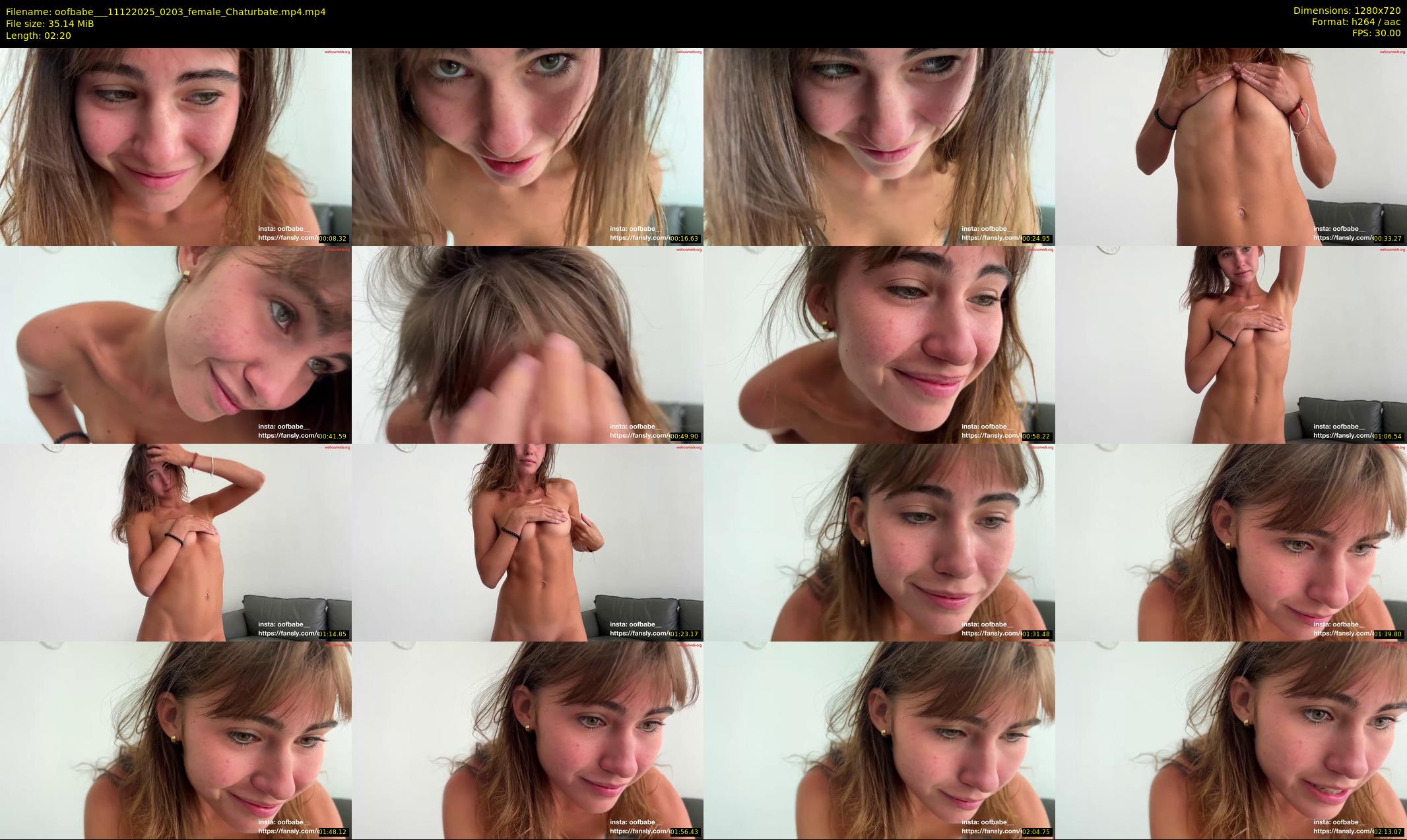 oofbabe__ — 3 minute Chaturbate female cam show recording, 720p, Dec 11, 2025