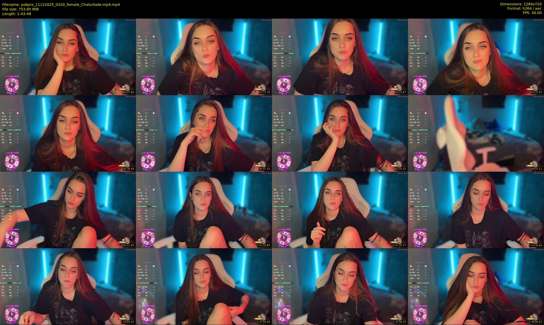 ps6pro — 104 minute Chaturbate female cam show recording, 720p, Dec 11, 2025
