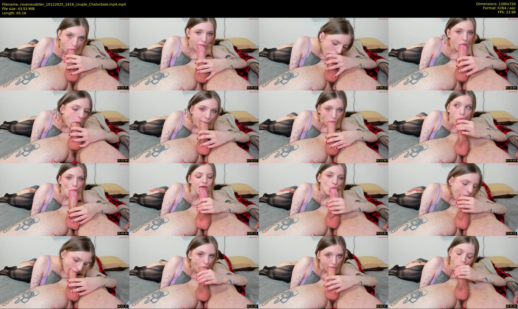 raveneusbiter — 6 minute Chaturbate couple cam show recording, 720p, Dec 10, 2025