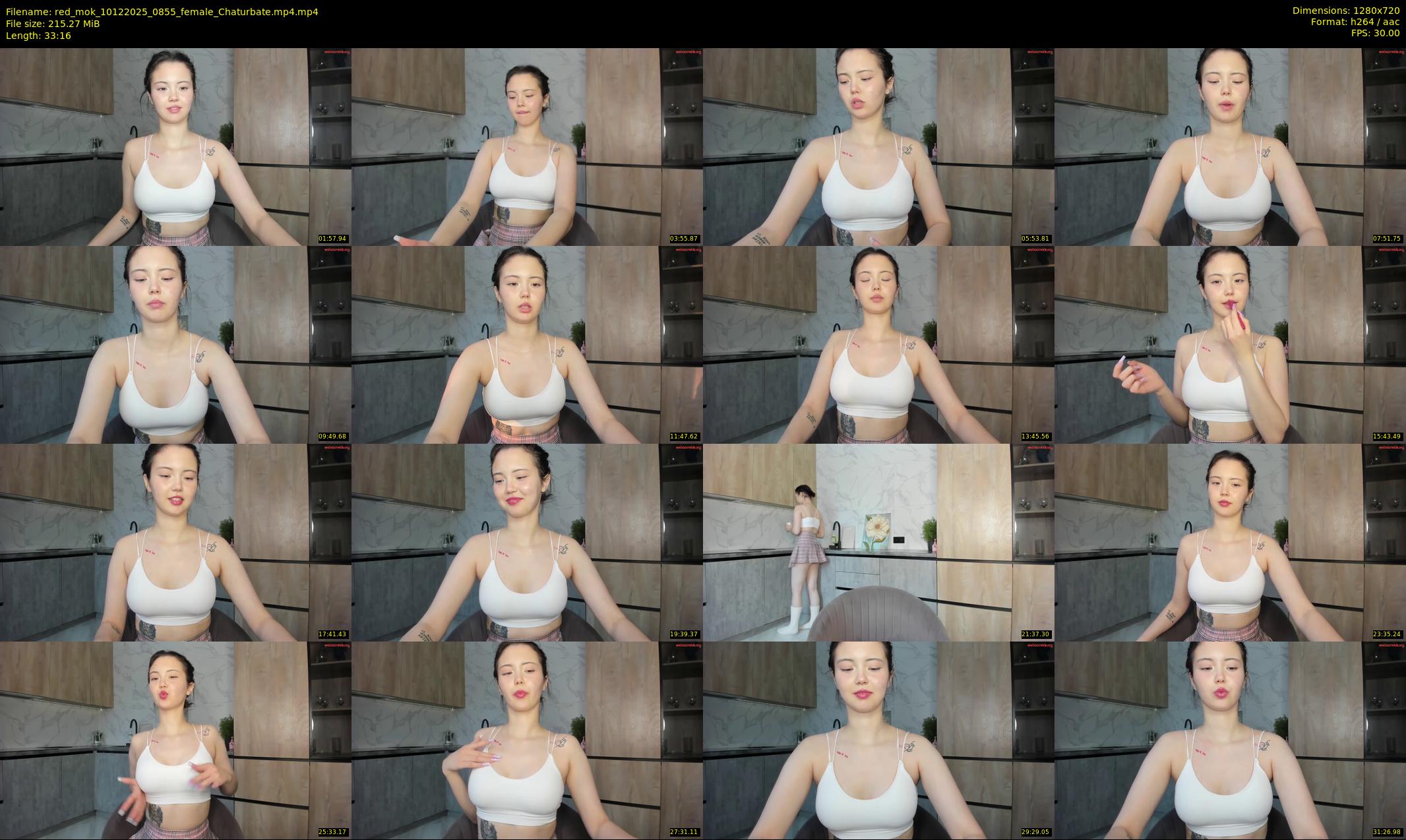 red_mok — 34 minute Chaturbate female cam show recording, 720p, Dec 10, 2025
