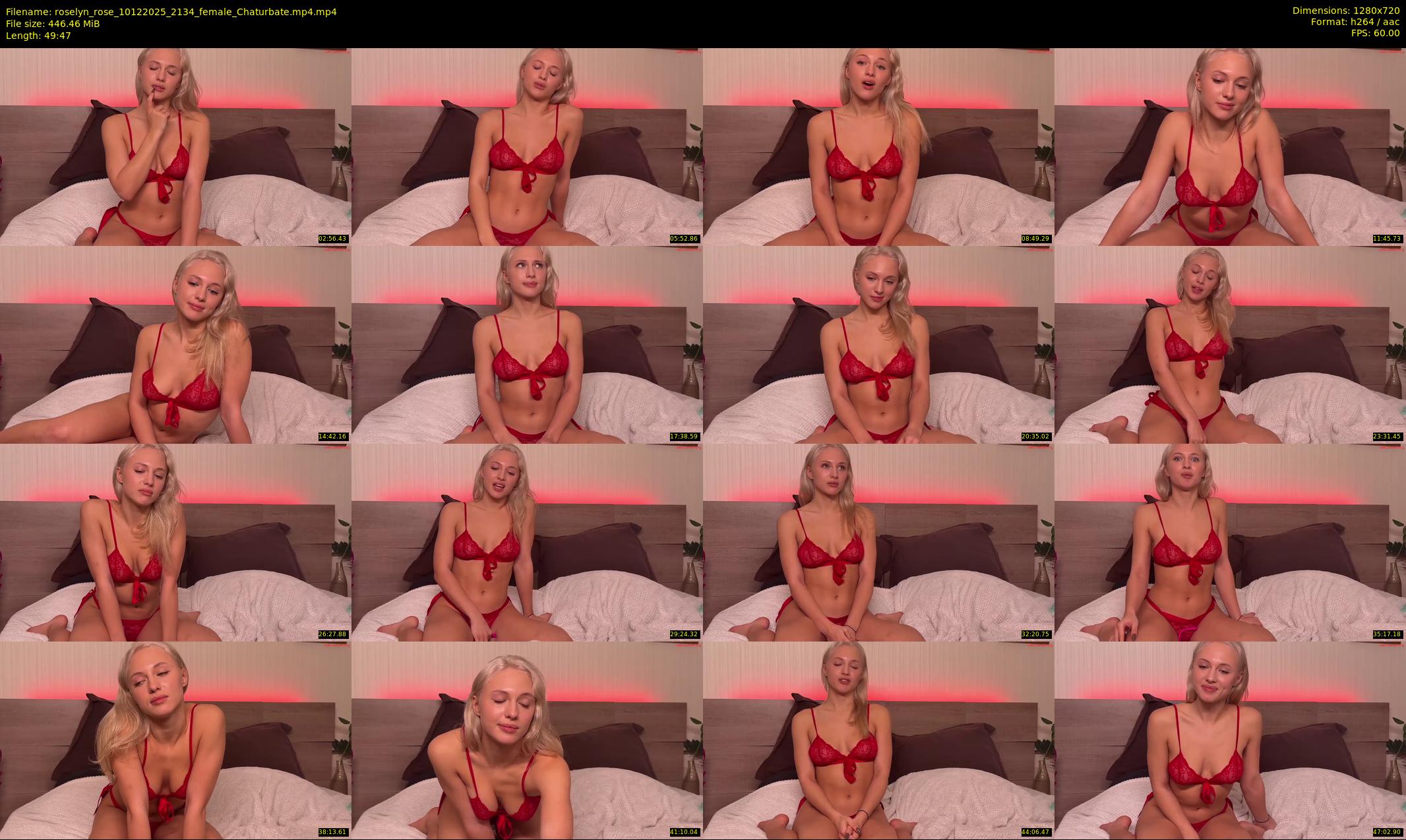 roselyn_rose — 50 minute Chaturbate female cam show recording, 720p, Dec 10, 2025