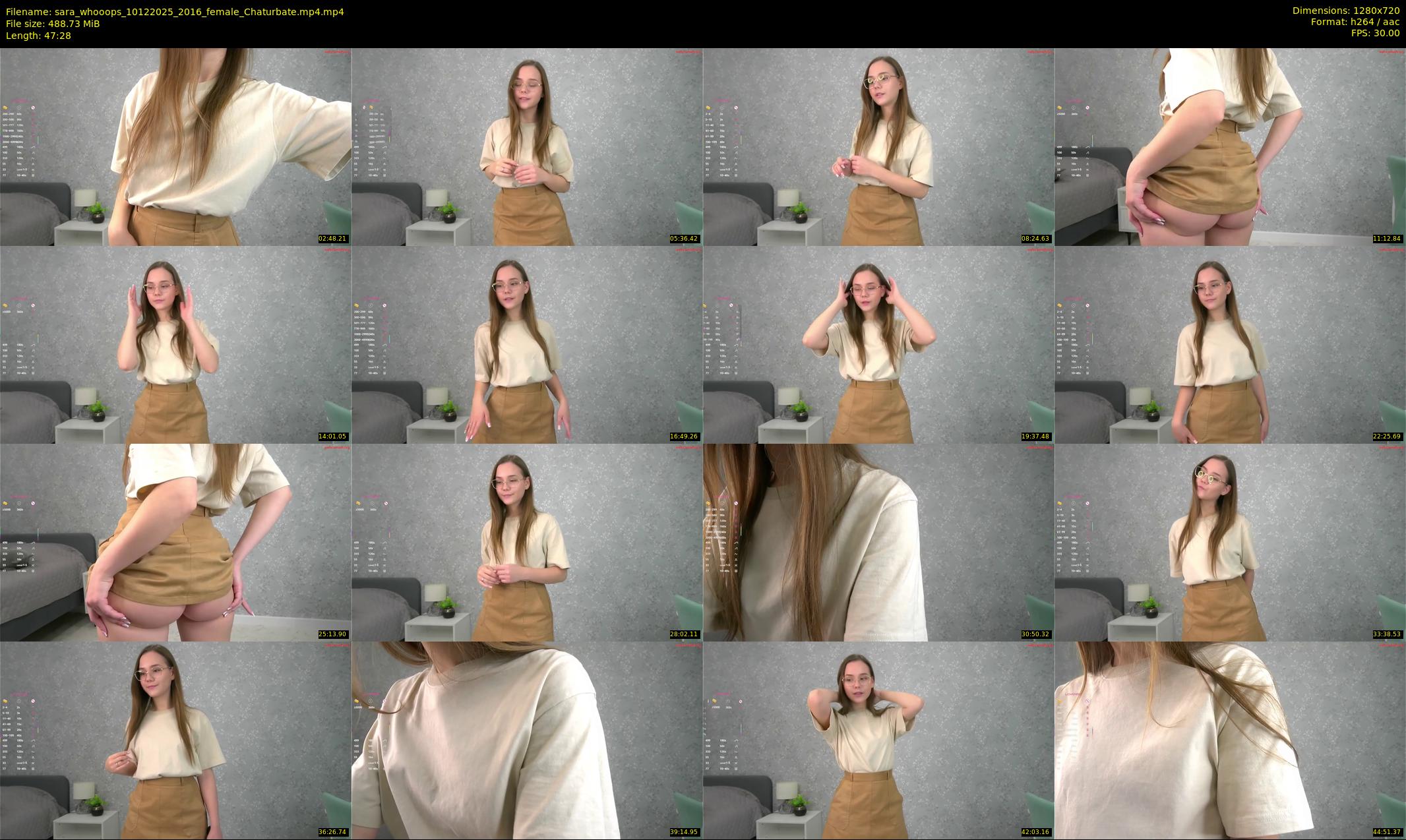 sara_whooops — 48 minute Chaturbate female cam show recording, 720p, Dec 10, 2025