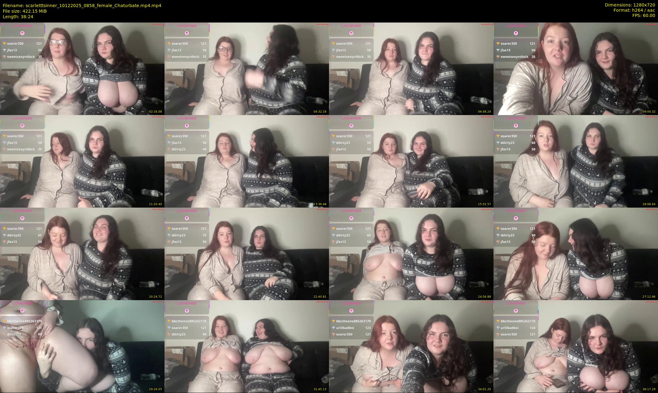 scarletttsinner — 39 minute Chaturbate female cam show recording, 720p, Dec 10, 2025