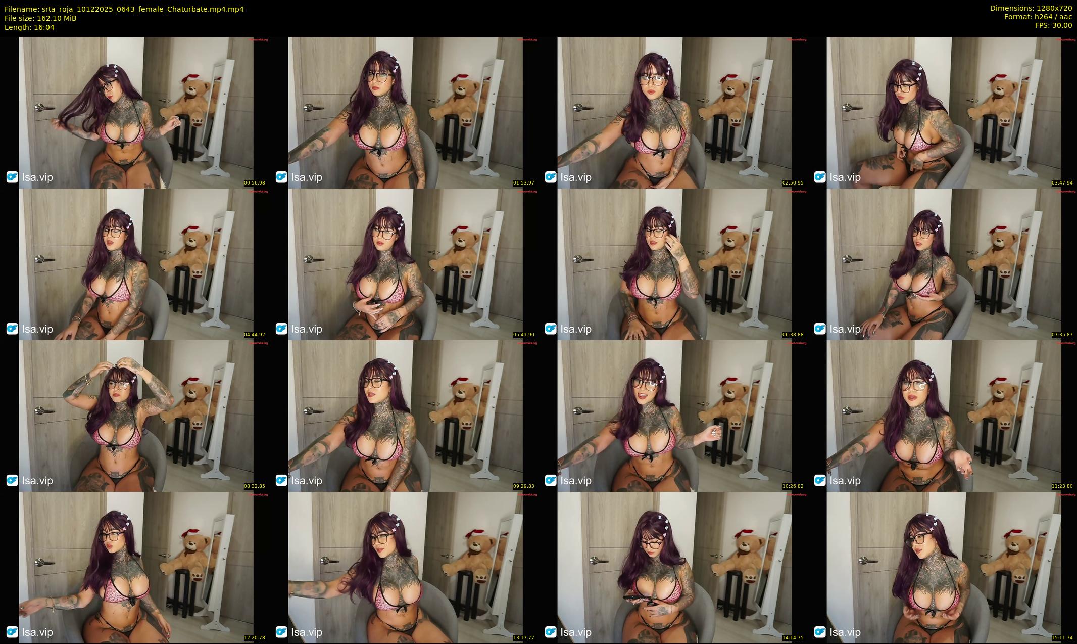 srta_roja — 17 minute Chaturbate female cam show recording, 720p, Dec 10, 2025