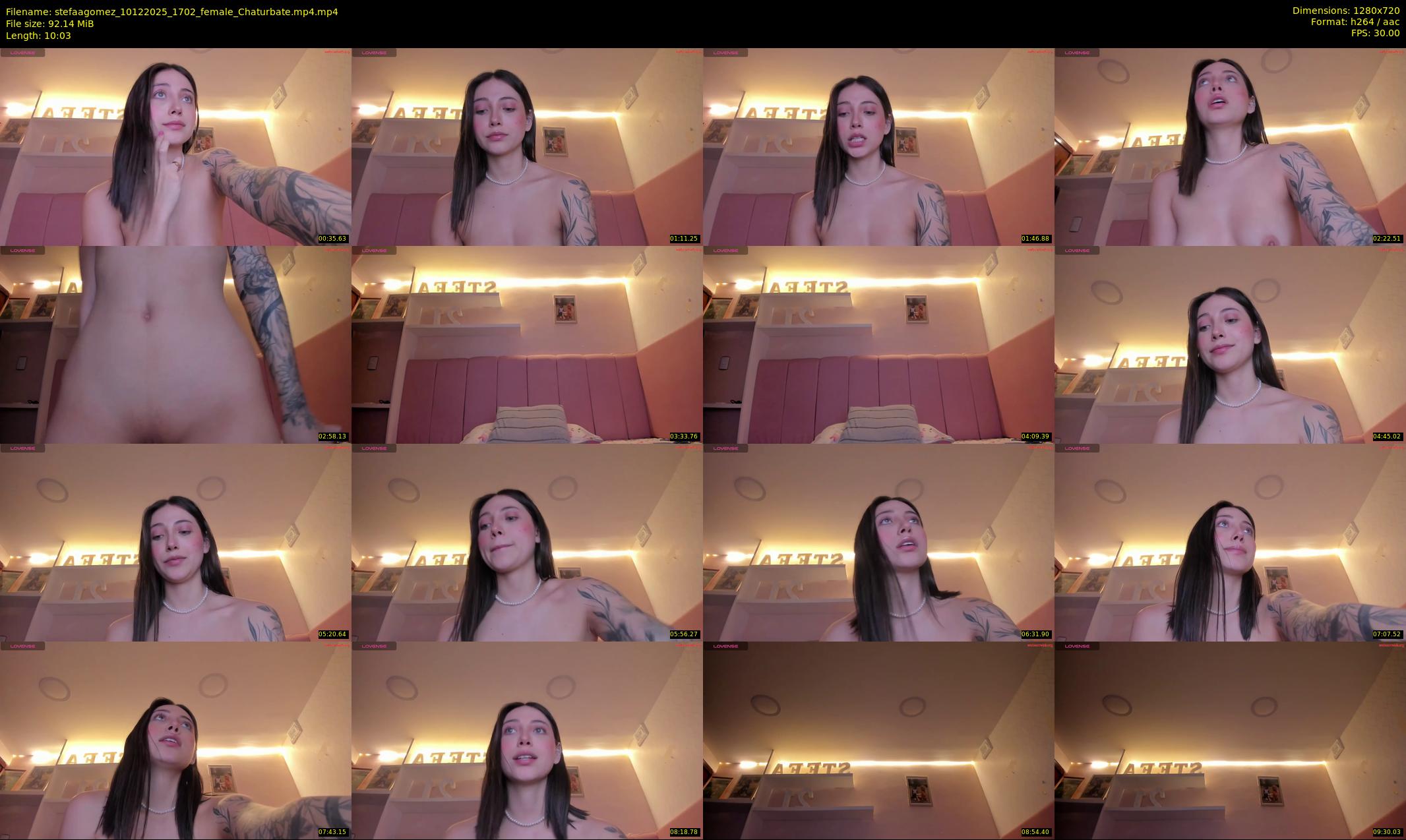 stefaagomez — 11 minute Chaturbate female cam show recording, 720p, Dec 10, 2025