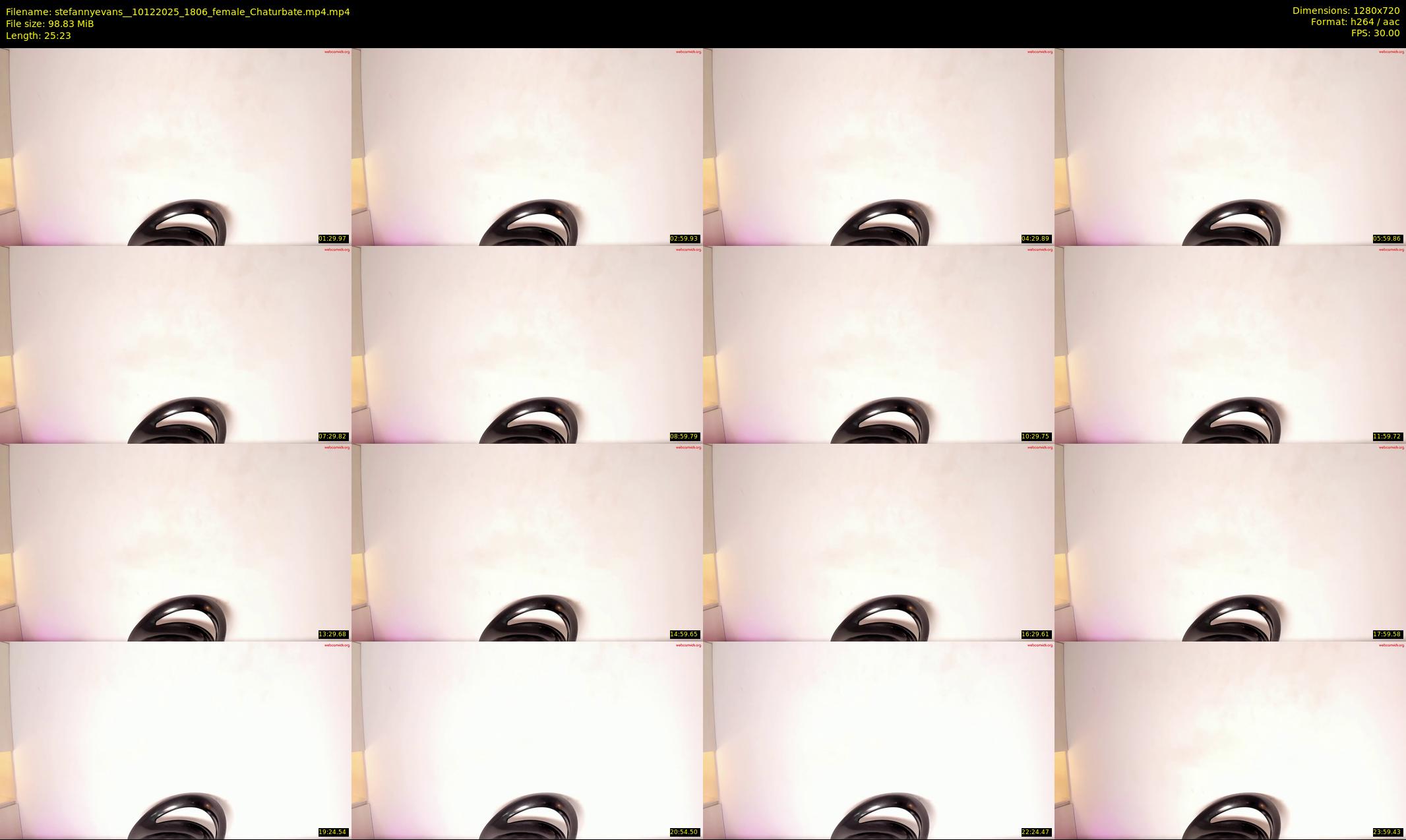stefannyevans_ — 26 minute Chaturbate female cam show recording, 720p, Dec 10, 2025