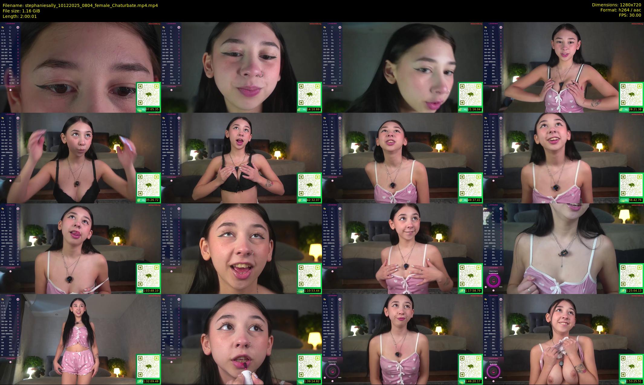 stephaniesally — 121 minute Chaturbate female cam show recording, 720p, Dec 10, 2025
