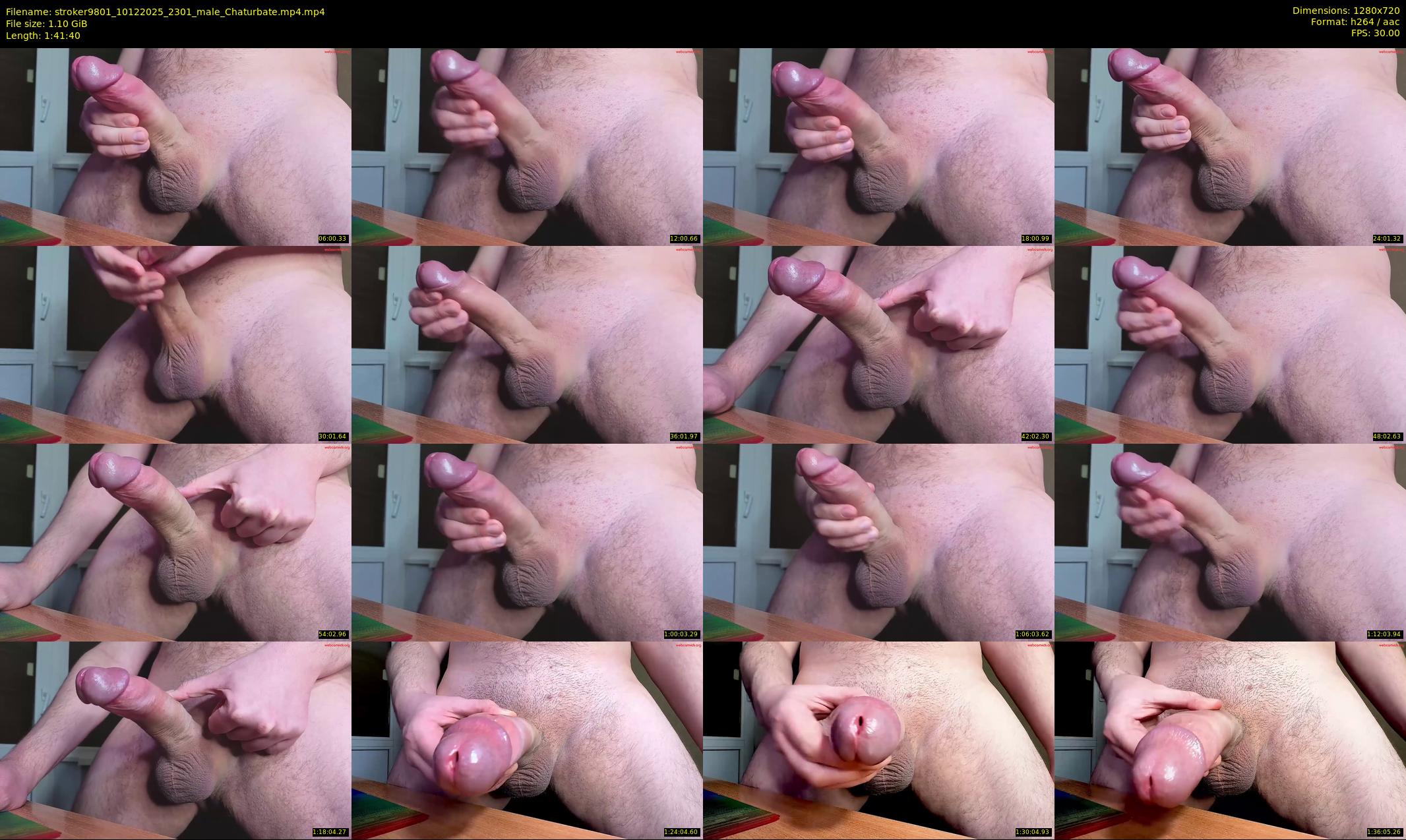stroker9801 — 102 minute Chaturbate male cam show recording, 720p, Dec 10, 2025