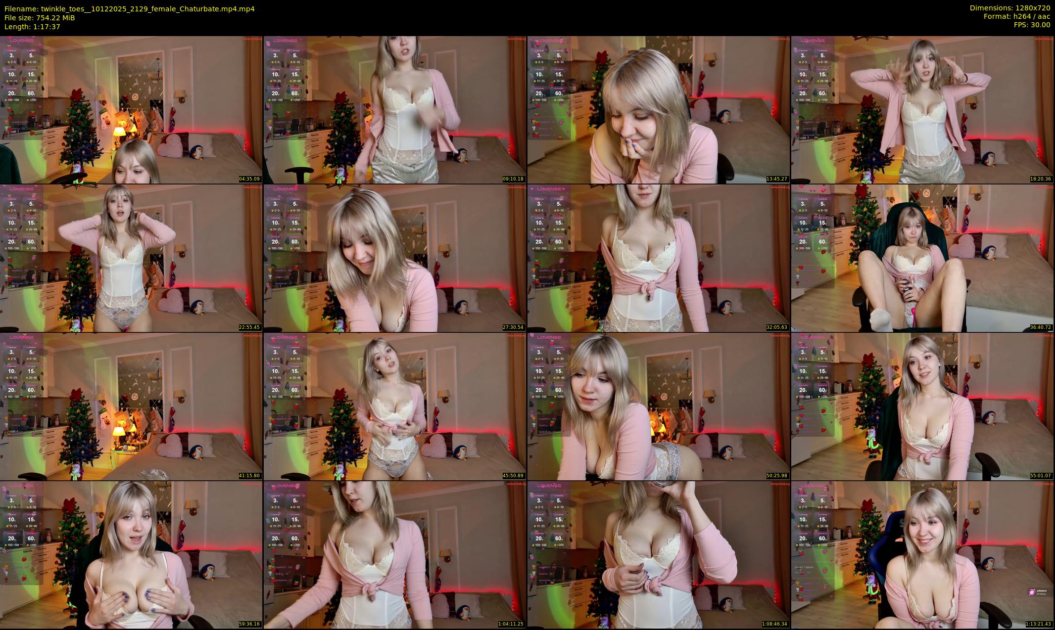 twinkle_toes_ — 78 minute Chaturbate female cam show recording, 720p, Dec 10, 2025