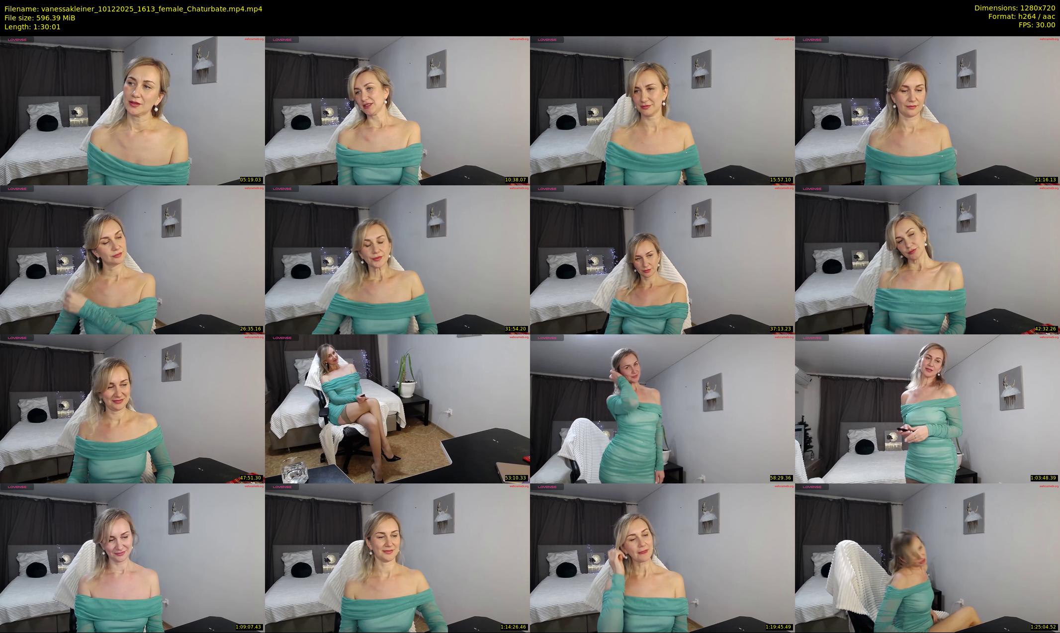 vanessakleiner — 91 minute Chaturbate female cam show recording, 720p, Dec 10, 2025