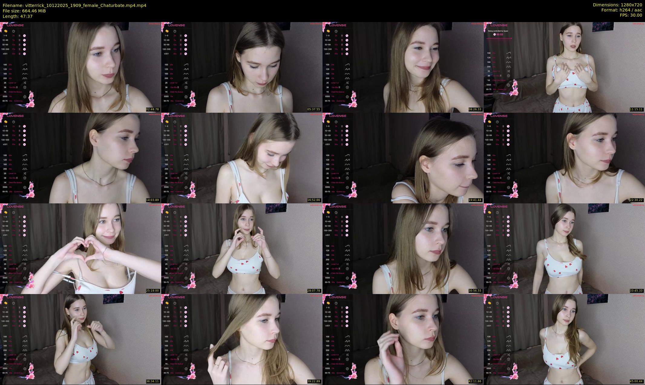 vitterrick — 48 minute Chaturbate female cam show recording, 720p, Dec 10, 2025