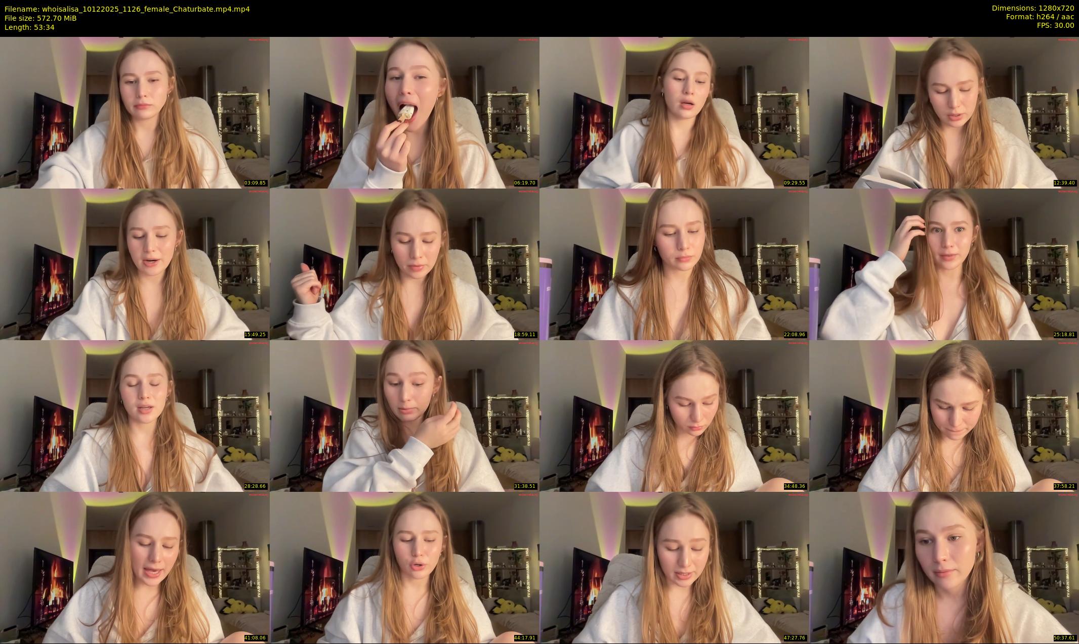 whoisalisa — 54 minute Chaturbate female cam show recording, 720p, Dec 10, 2025
