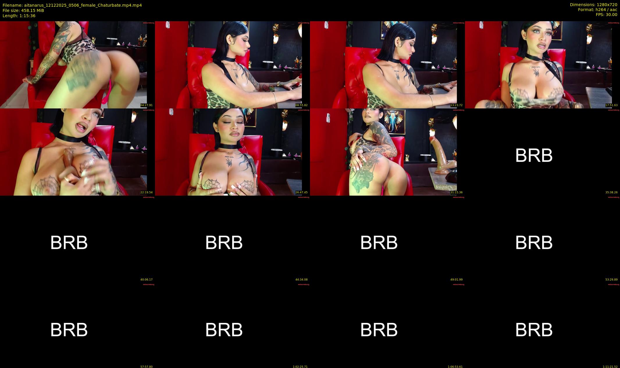 aitanarus — 76 minute Chaturbate female cam show recording, 720p, Dec 12, 2025