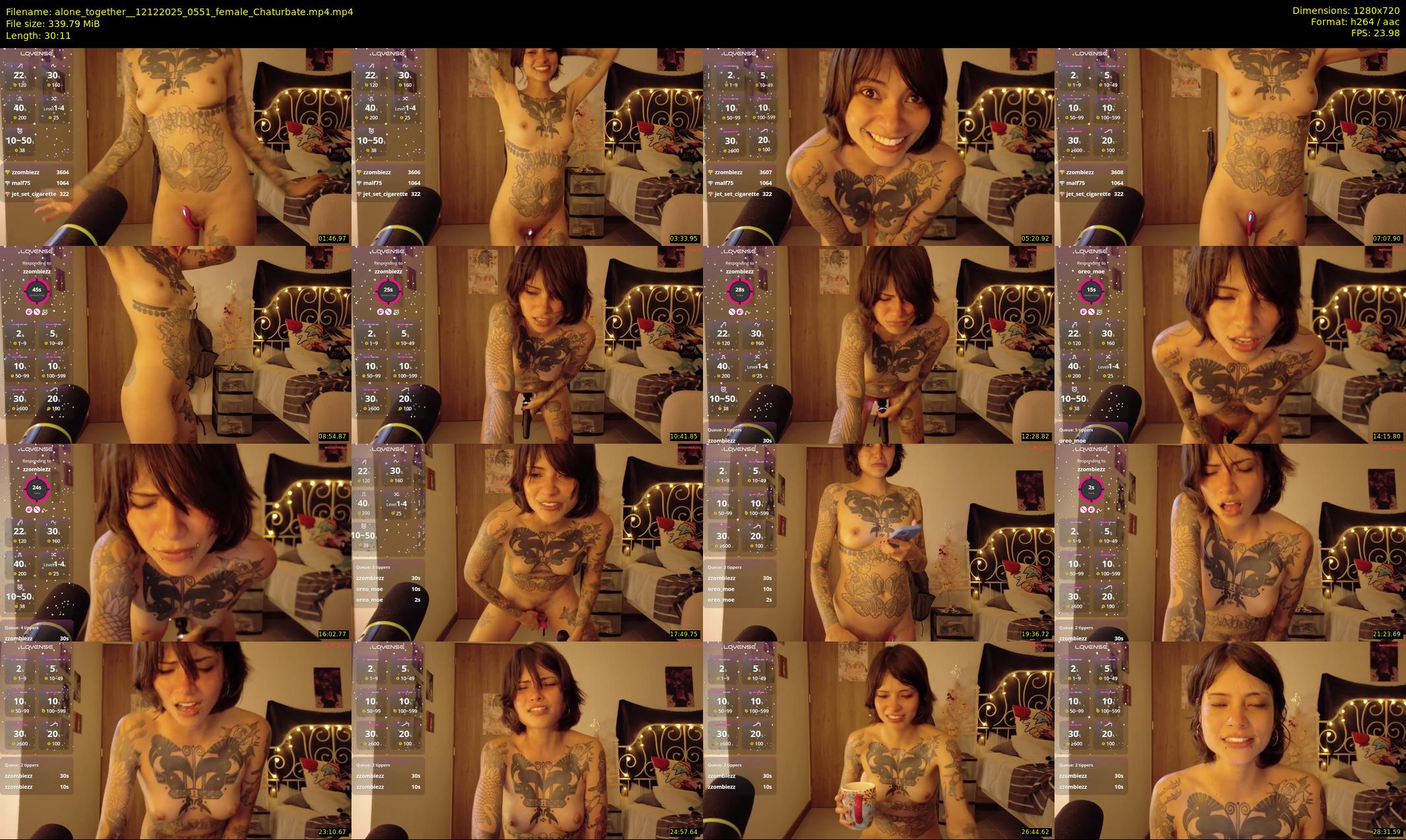 alone_together_ — 31 minute Chaturbate female cam show recording, 720p, Dec 12, 2025