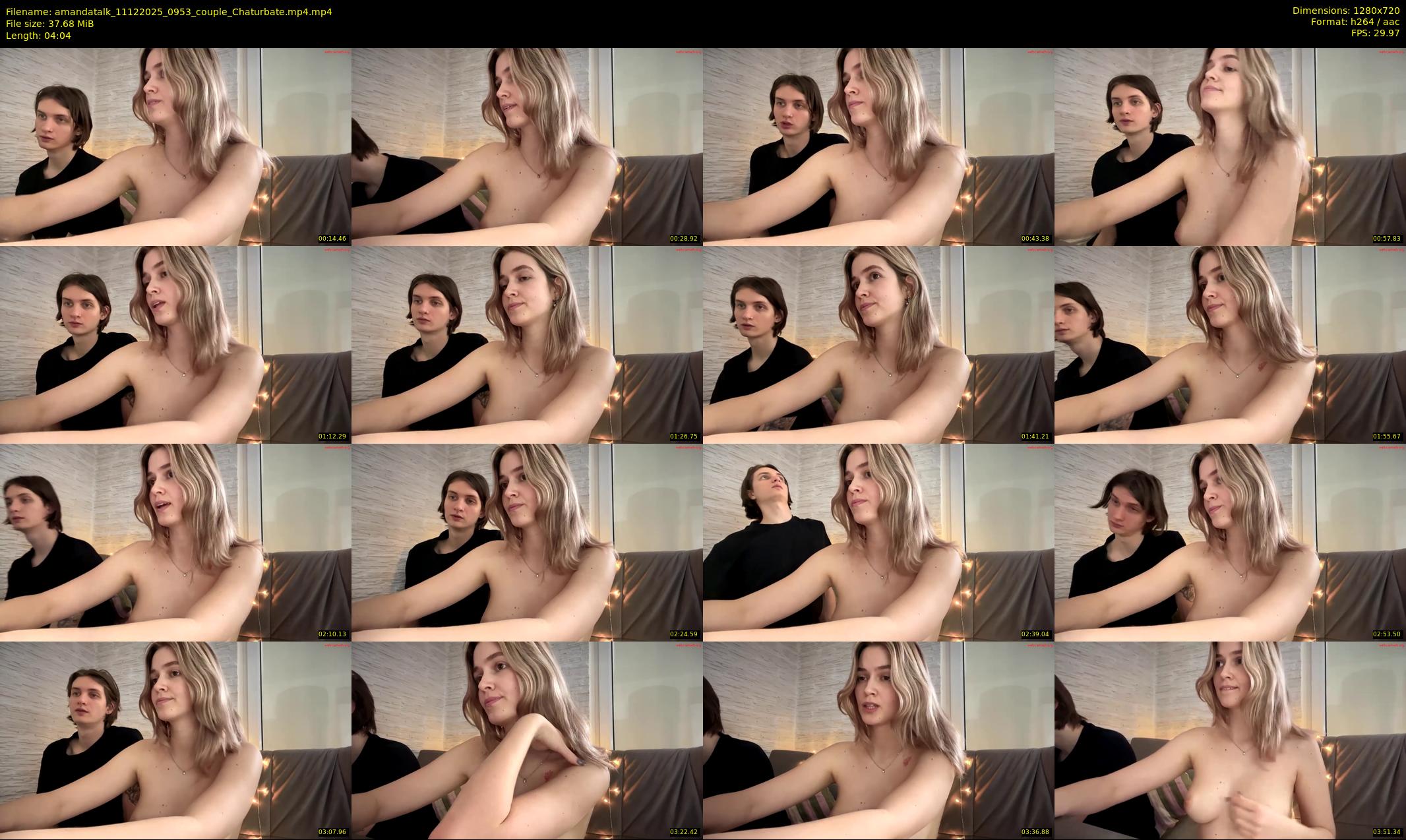 amandatalk — 5 minute Chaturbate couple cam show recording, 720p, Dec 11, 2025