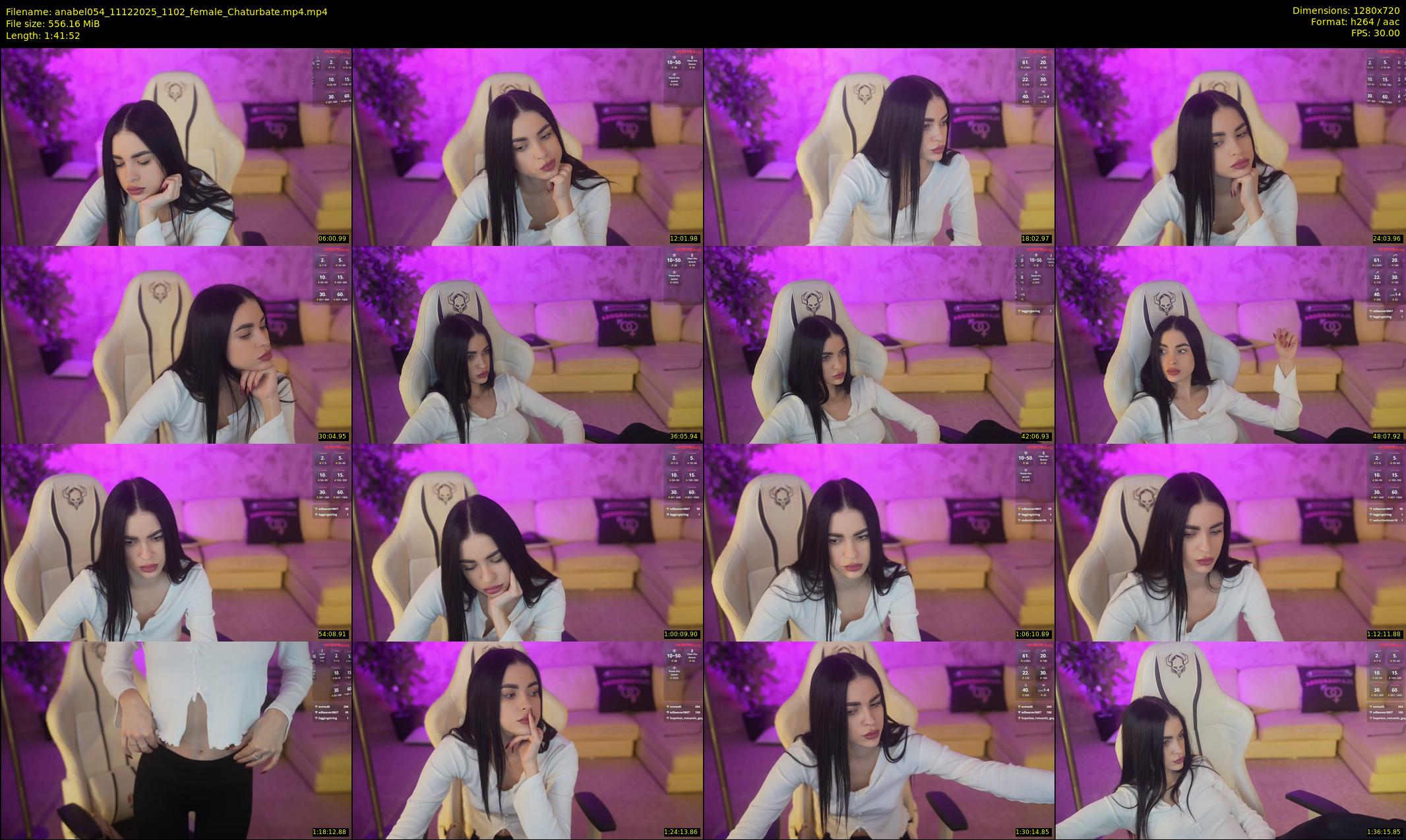 anabel054 — 102 minute Chaturbate female cam show recording, 720p, Dec 11, 2025