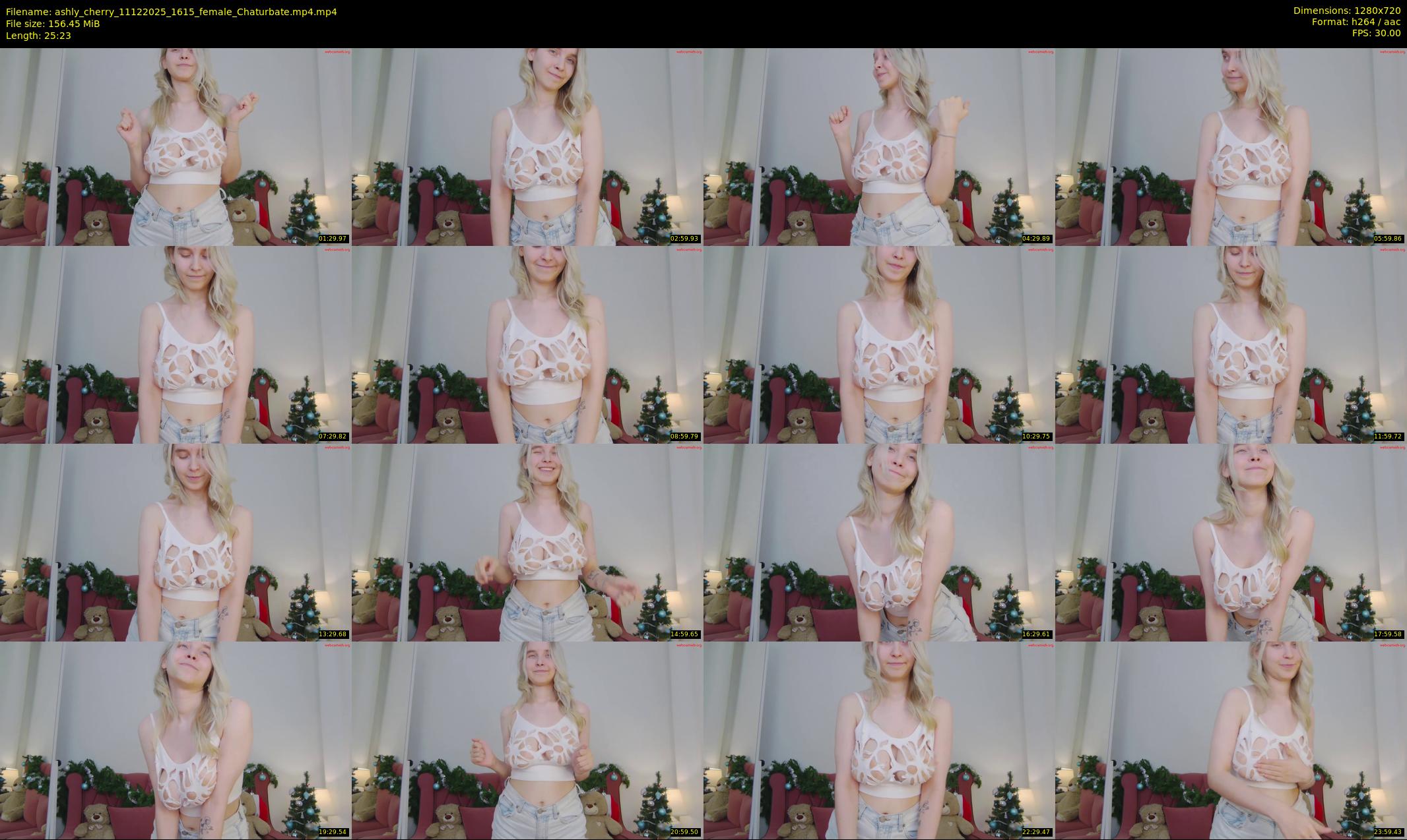 ashly_cherry — 26 minute Chaturbate female cam show recording, 720p, Dec 11, 2025