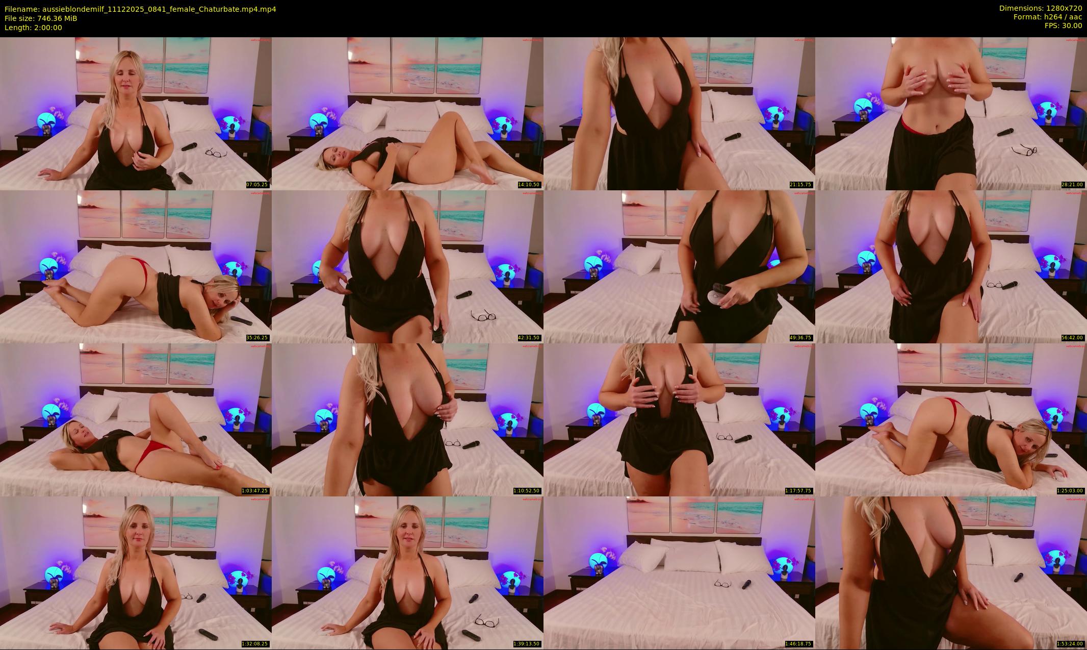 aussieblondemilf — 120 minute Chaturbate female cam show recording, 720p, Dec 11, 2025