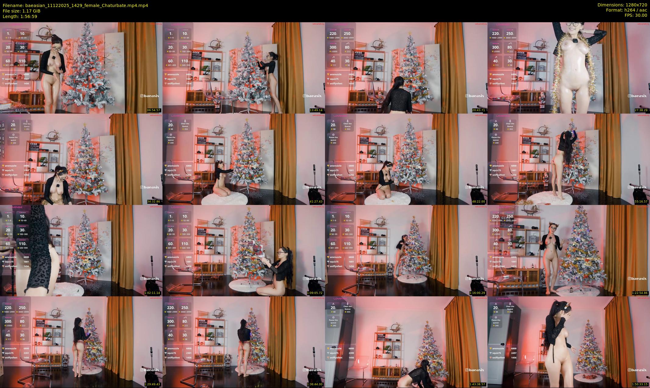 baeasian — 117 minute Chaturbate female cam show recording, 720p, Dec 11, 2025