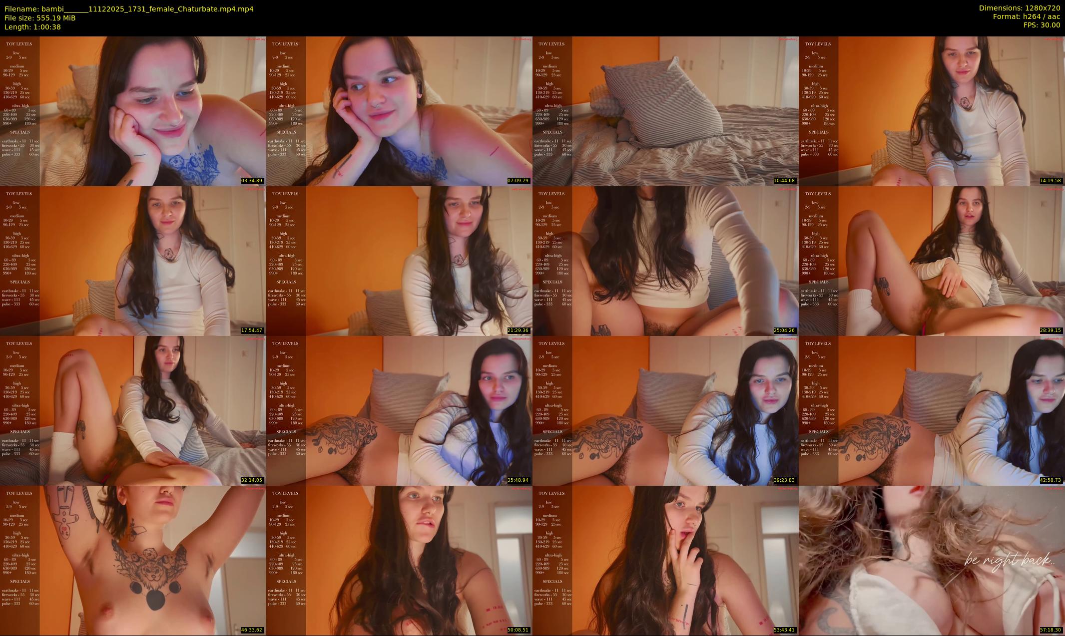 bambi______ — 61 minute Chaturbate female cam show recording, 720p, Dec 11, 2025