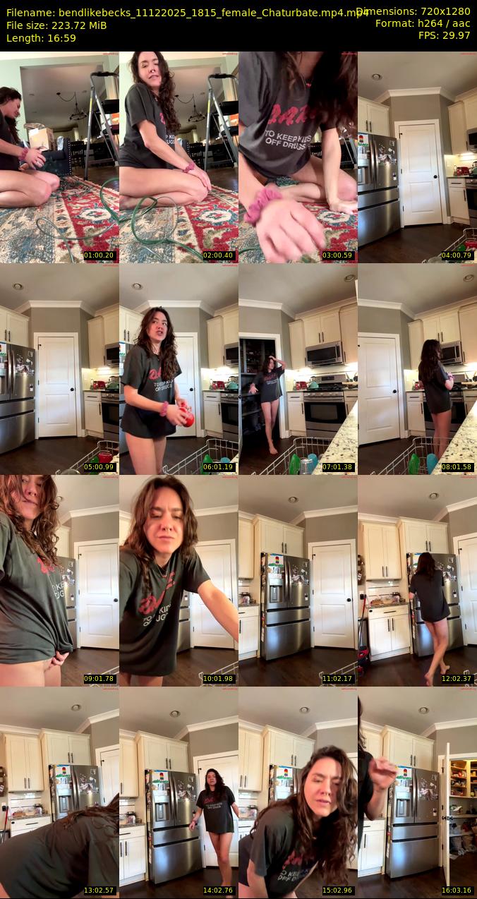 bendlikebecks — 17 minute Chaturbate female cam show recording, 1080p, Dec 11, 2025