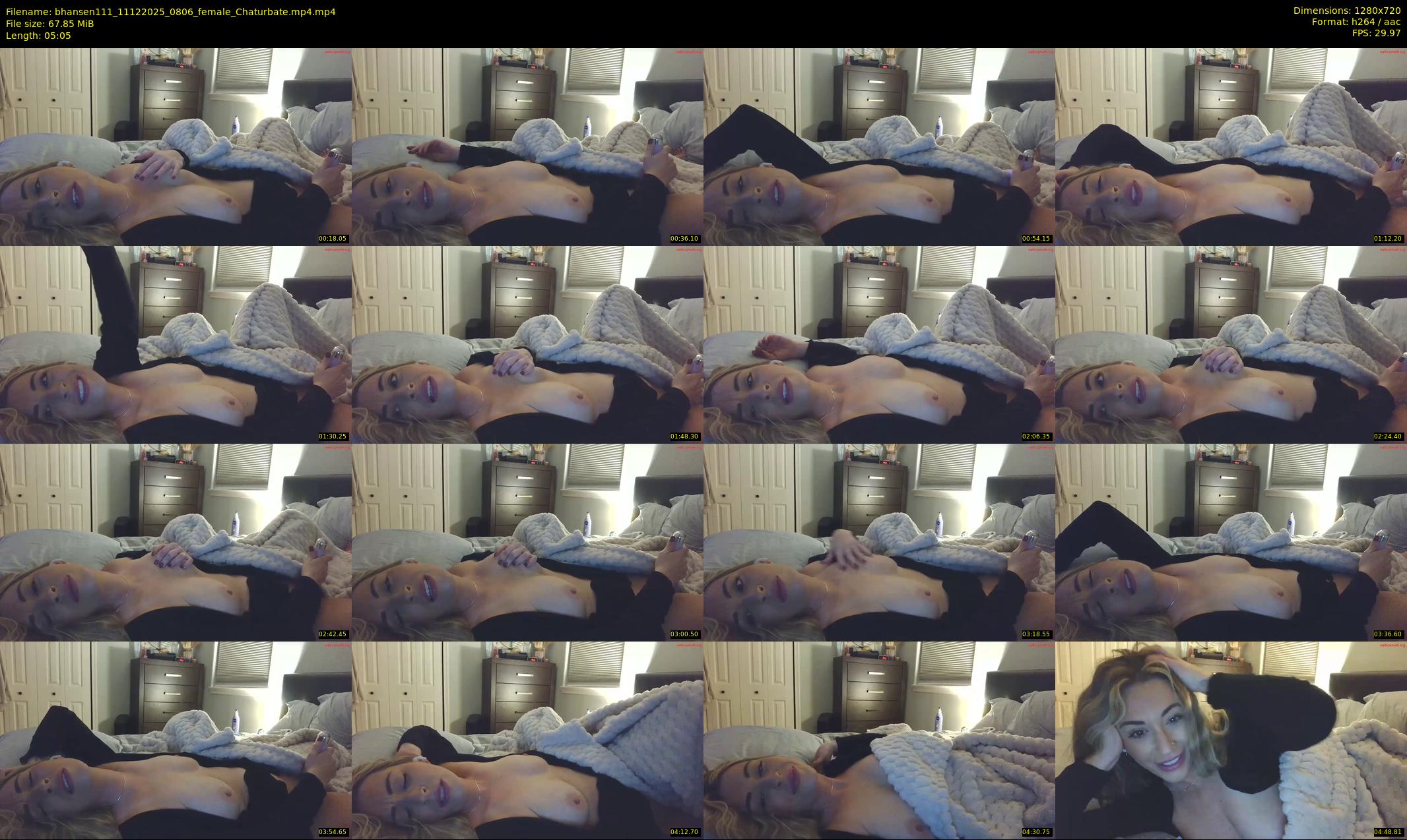 bhansen111 — 6 minute Chaturbate female cam show recording, 720p, Dec 11, 2025