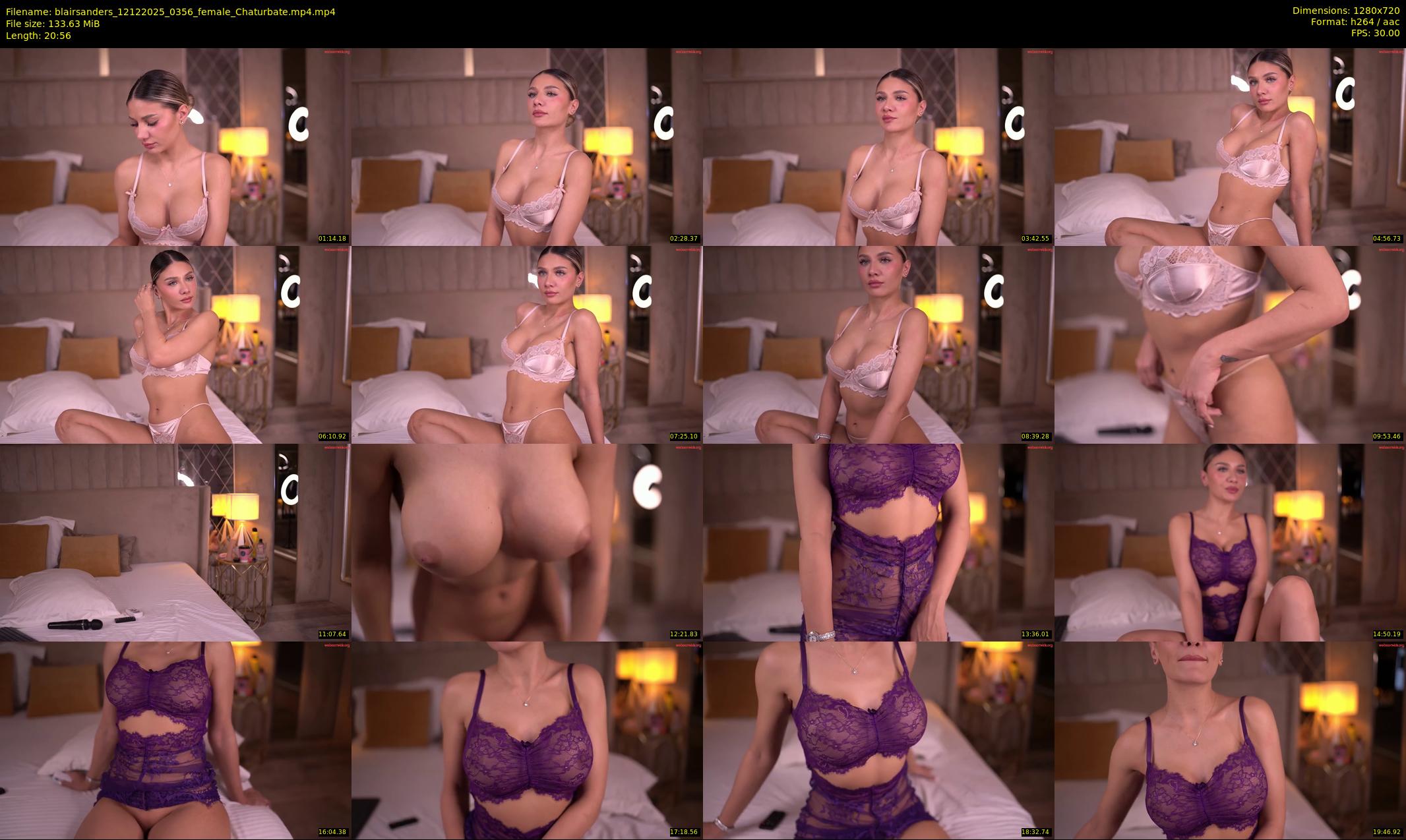 blairsanders — 21 minute Chaturbate female cam show recording, 720p, Dec 12, 2025