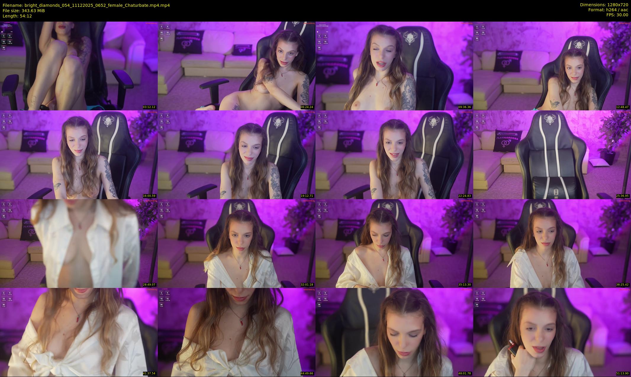 bright_diamonds_054 — 55 minute Chaturbate couple cam show recording, 720p, Dec 11, 2025