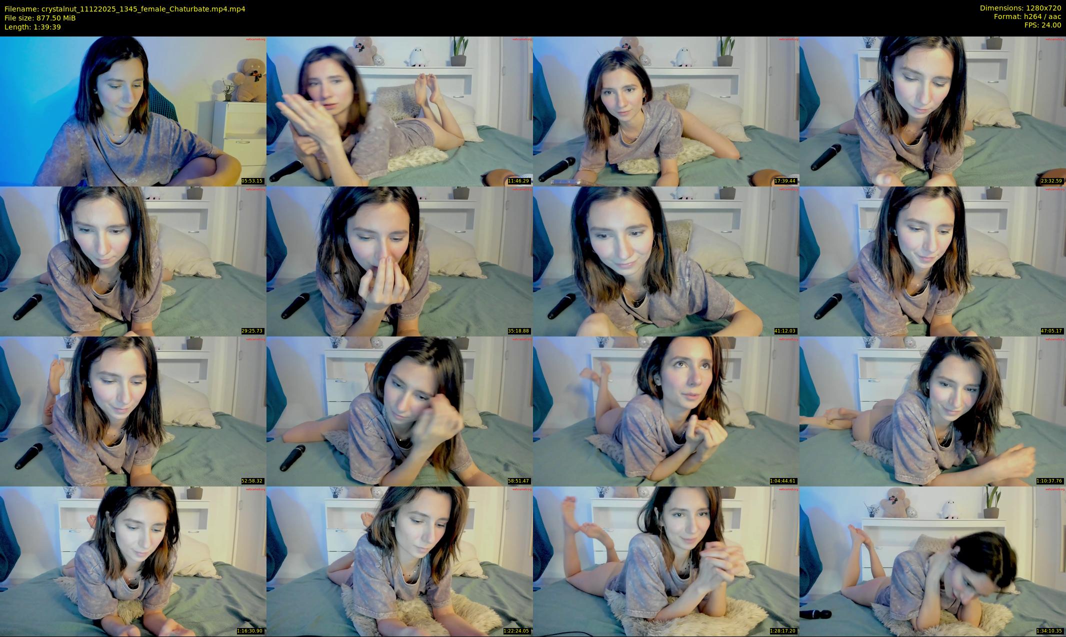 crystalnut — 100 minute Chaturbate female cam show recording, 720p, Dec 11, 2025
