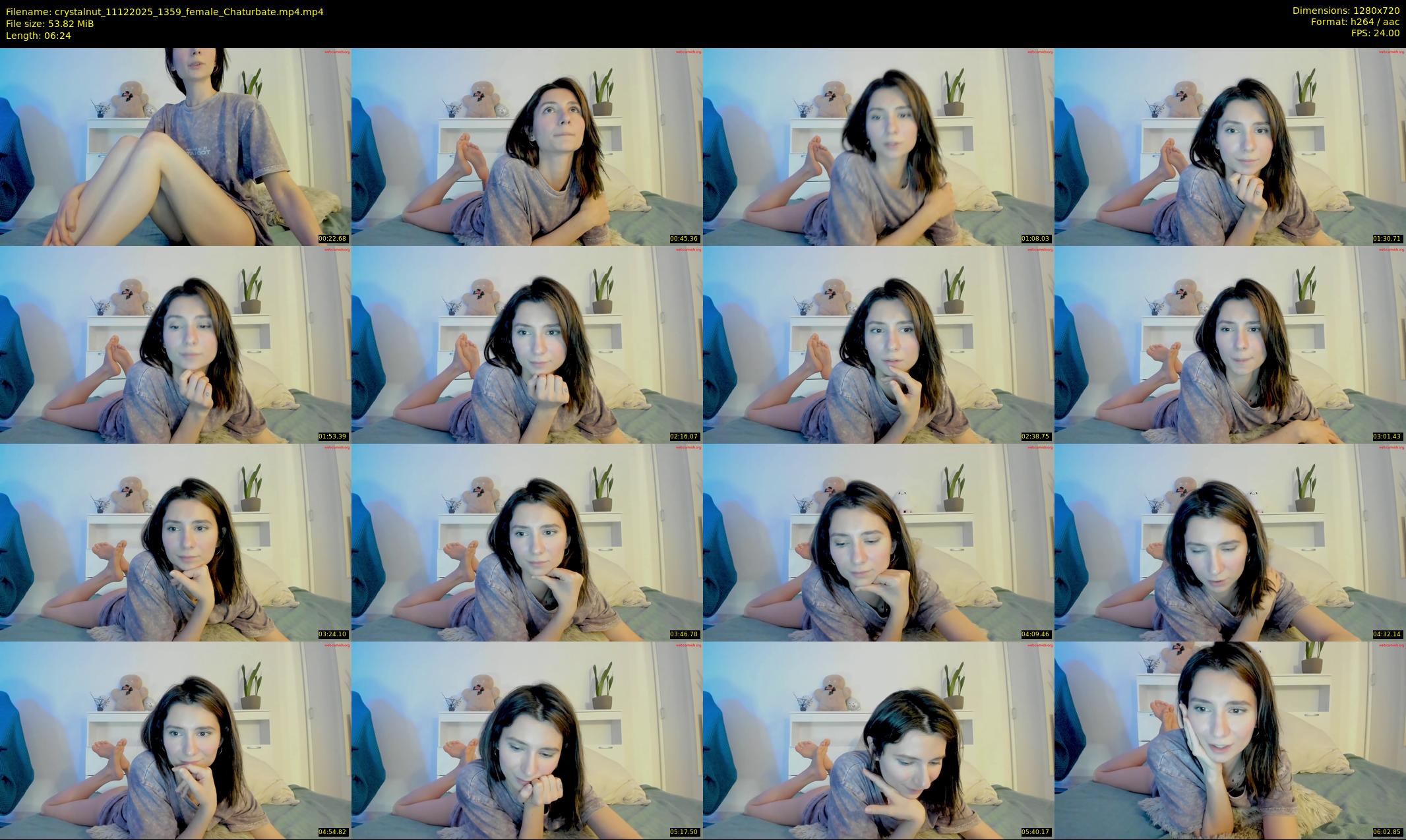crystalnut — 7 minute Chaturbate female cam show recording, 720p, Dec 11, 2025
