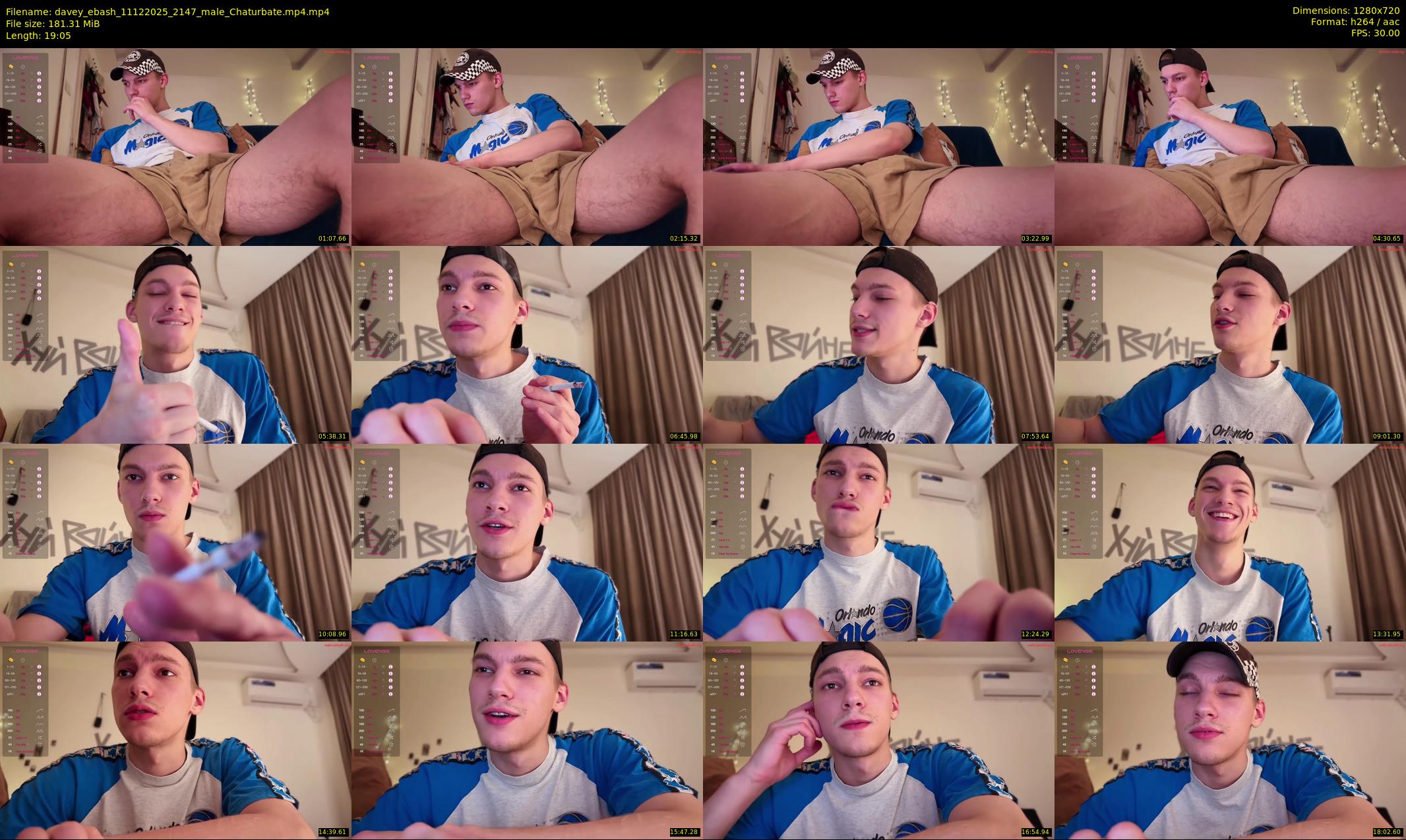 davey_ebash — 20 minute Chaturbate male cam show recording, 720p, Dec 11, 2025